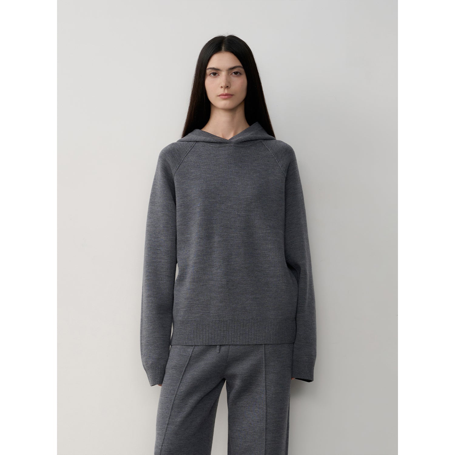 "Urban One" Wool Hooded Knit Outfit-9