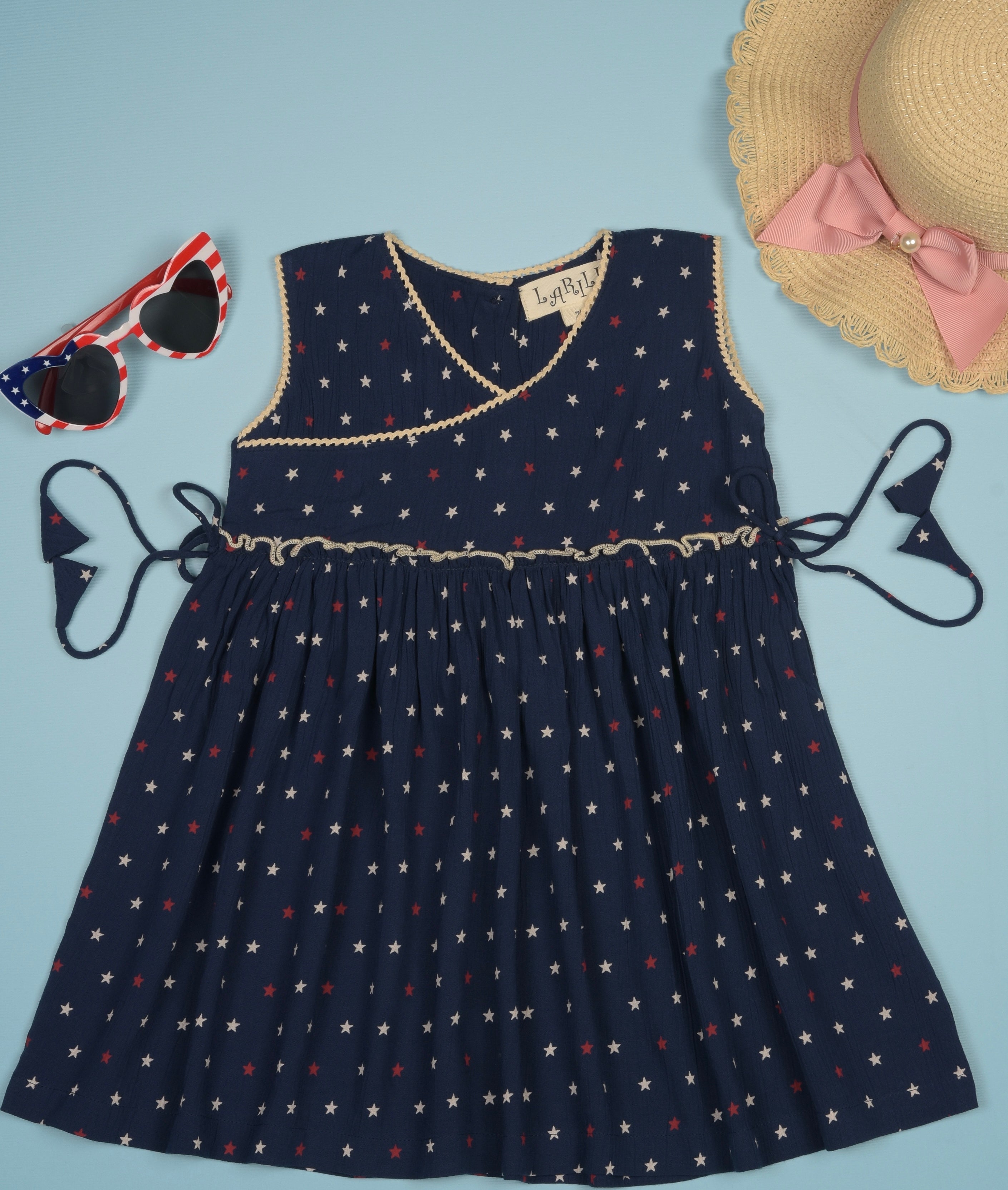 Blue Stars 4th of July Dress