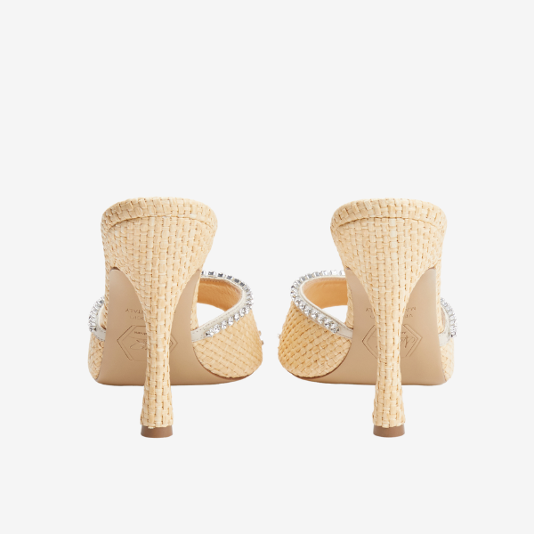 Raffia Mules 90