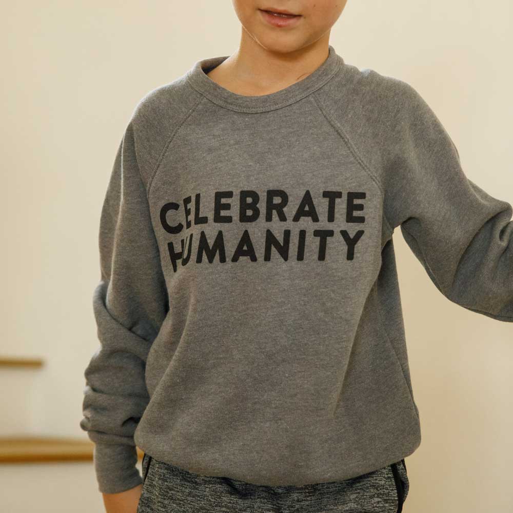 CELEBRATE HUMANITY SWEATSHIRT | YOUTH CREWNECK-3