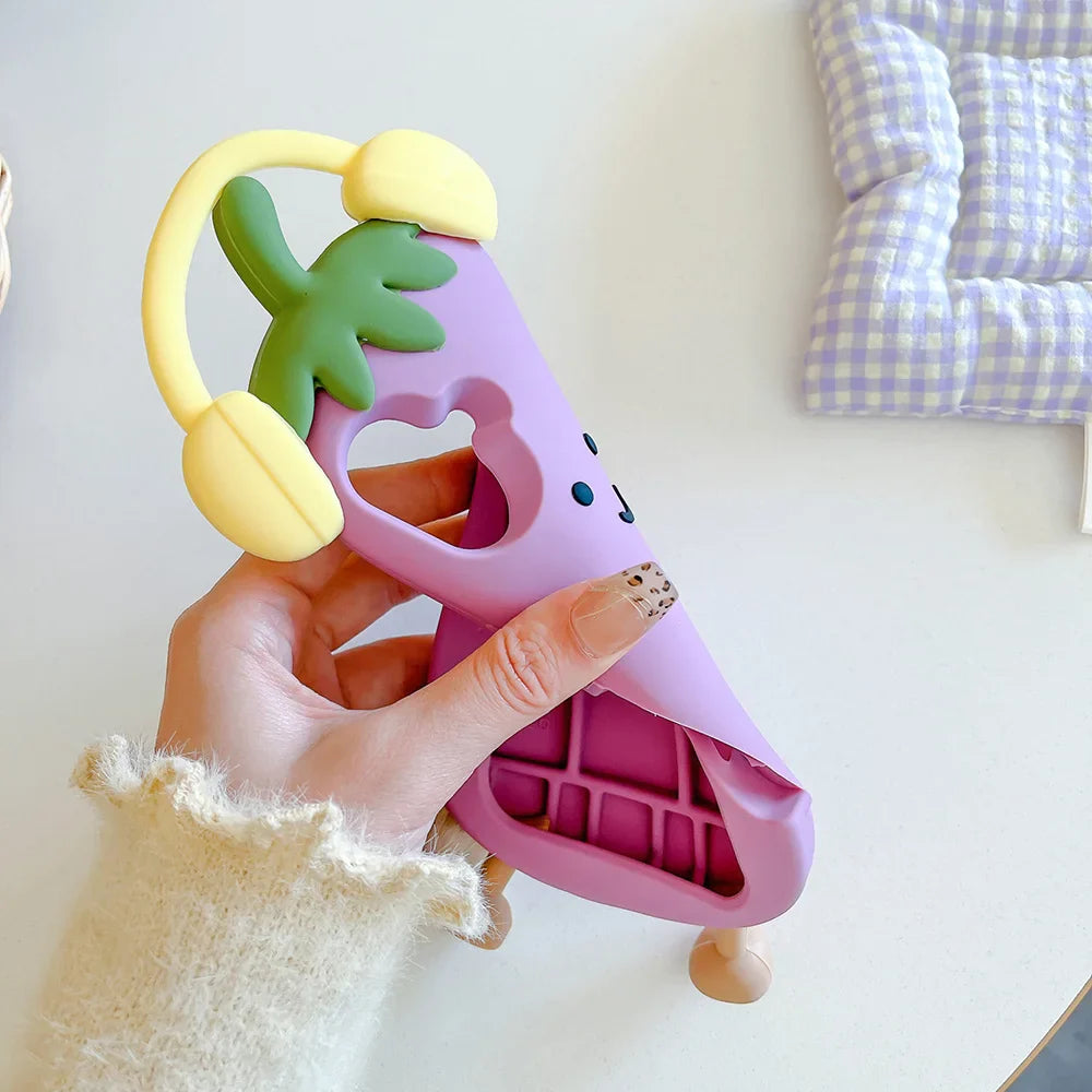 Funny Vegetable Eggplant Phone Case