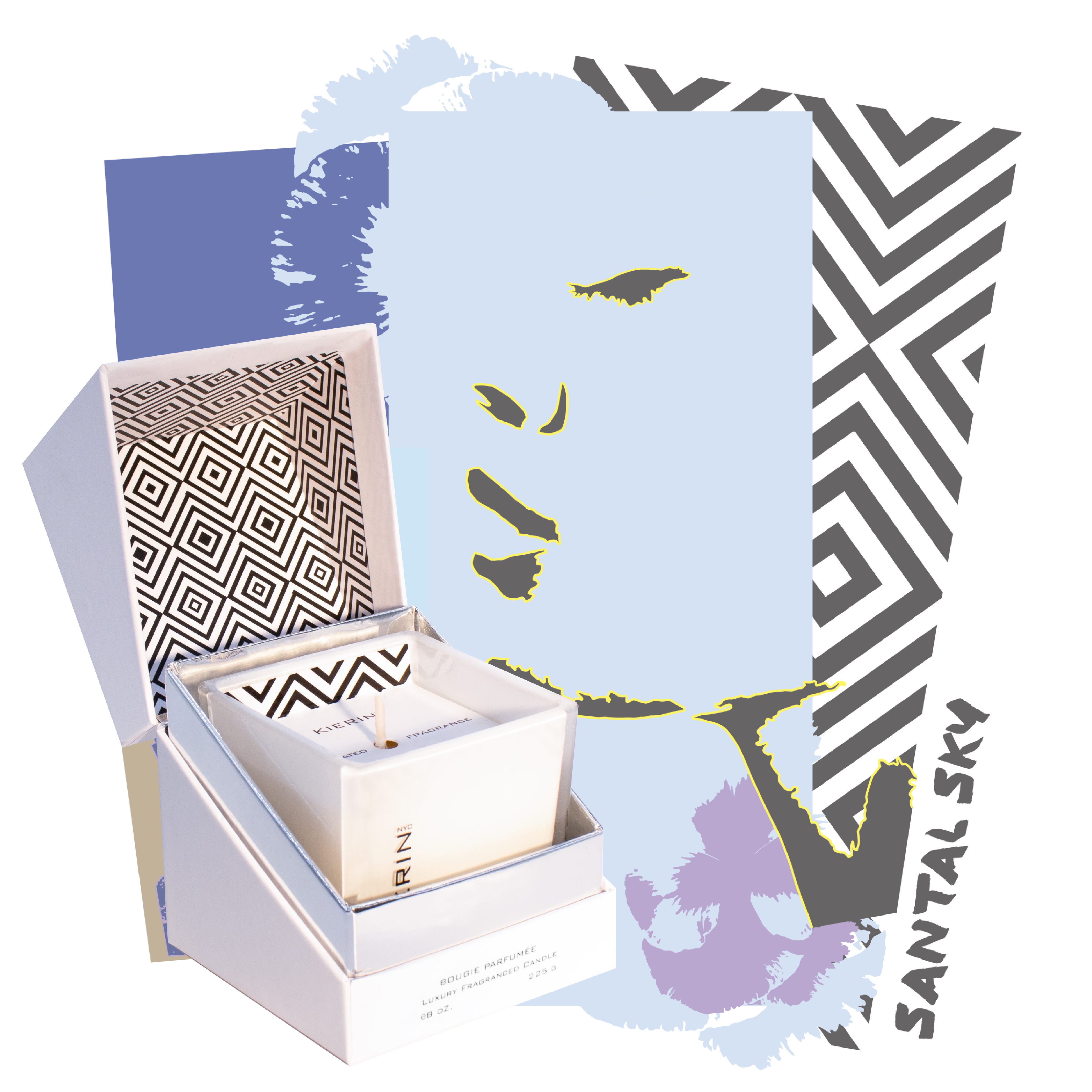 SANTAL SKY SCENTED CANDLE