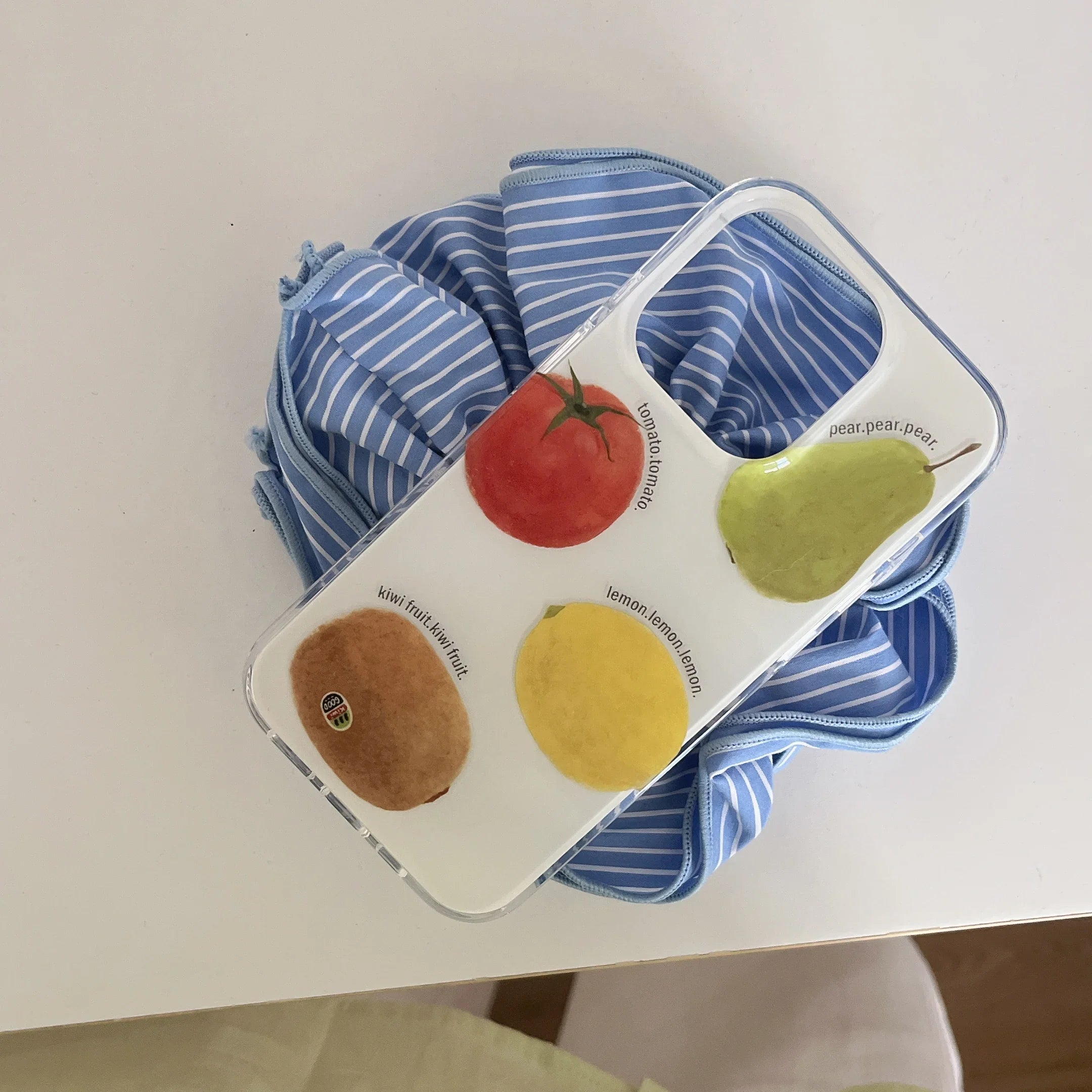 Summer Fruit Lemon Kiwi Pear Tomato Bracelet Phone Case