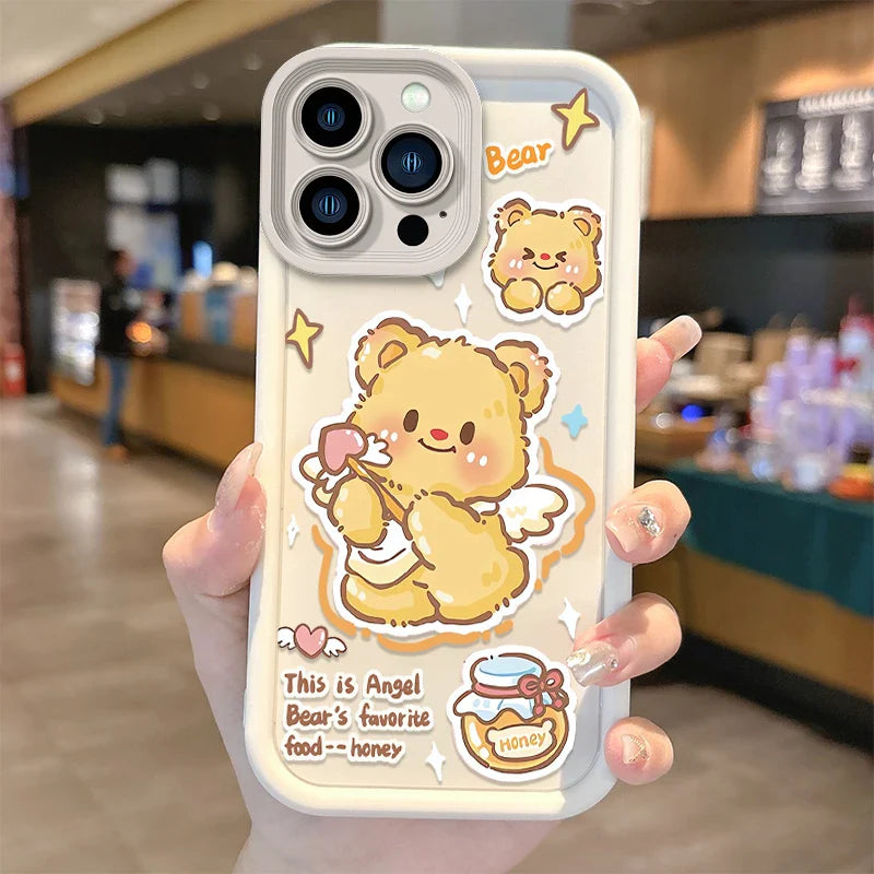 Fun Butter Bear Phone Case
