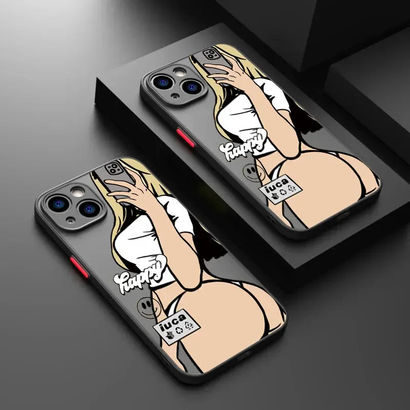 Sexy Girl Silicone Phone Case