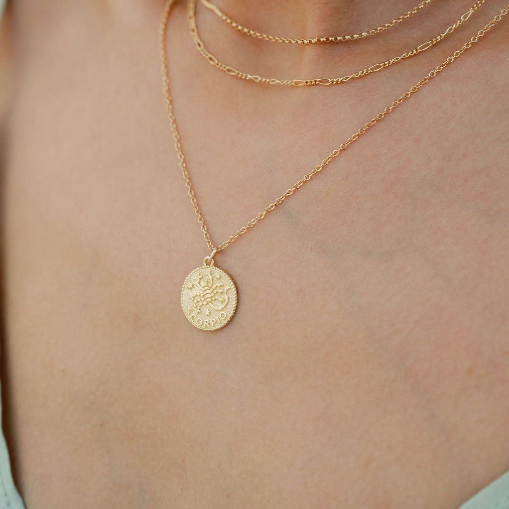 Scorpio Zodiac Necklace