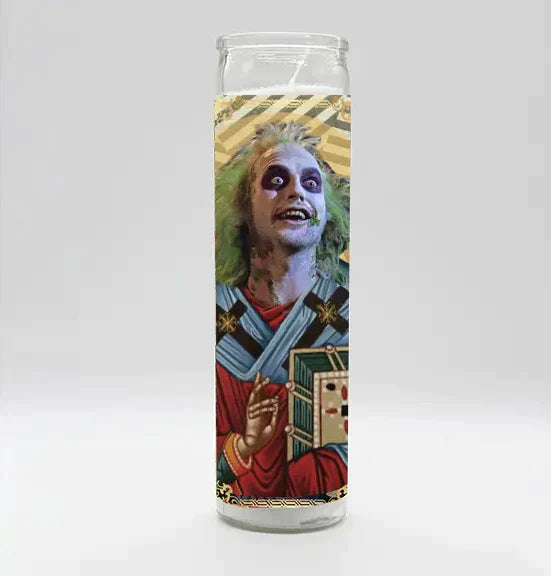 Saint Beetle Juice Candle by BOBBYK