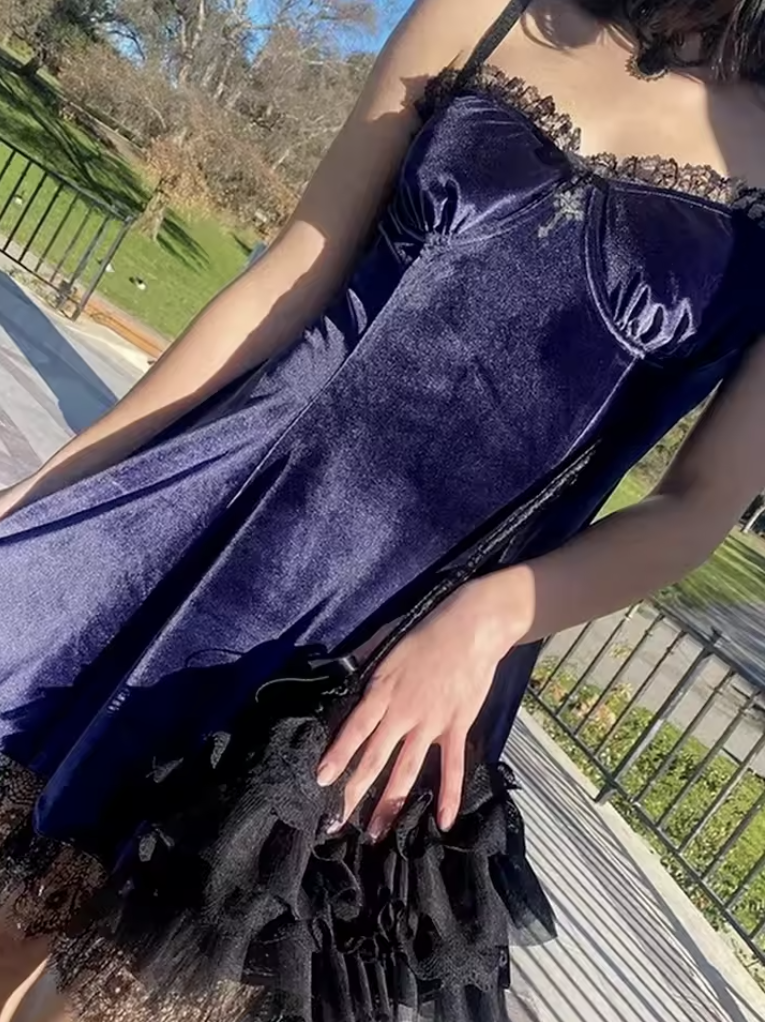 Velvet Lace Dress