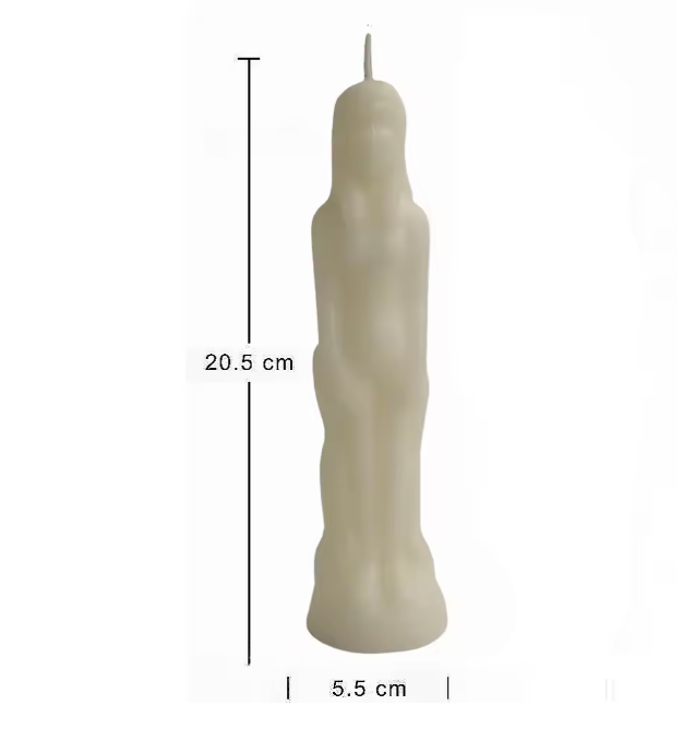 Female and Male Figurine Candles