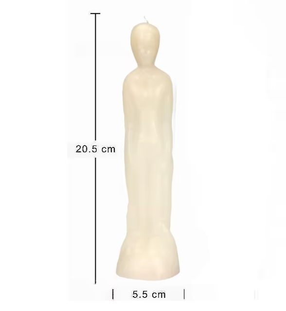 Female and Male Figurine Candles