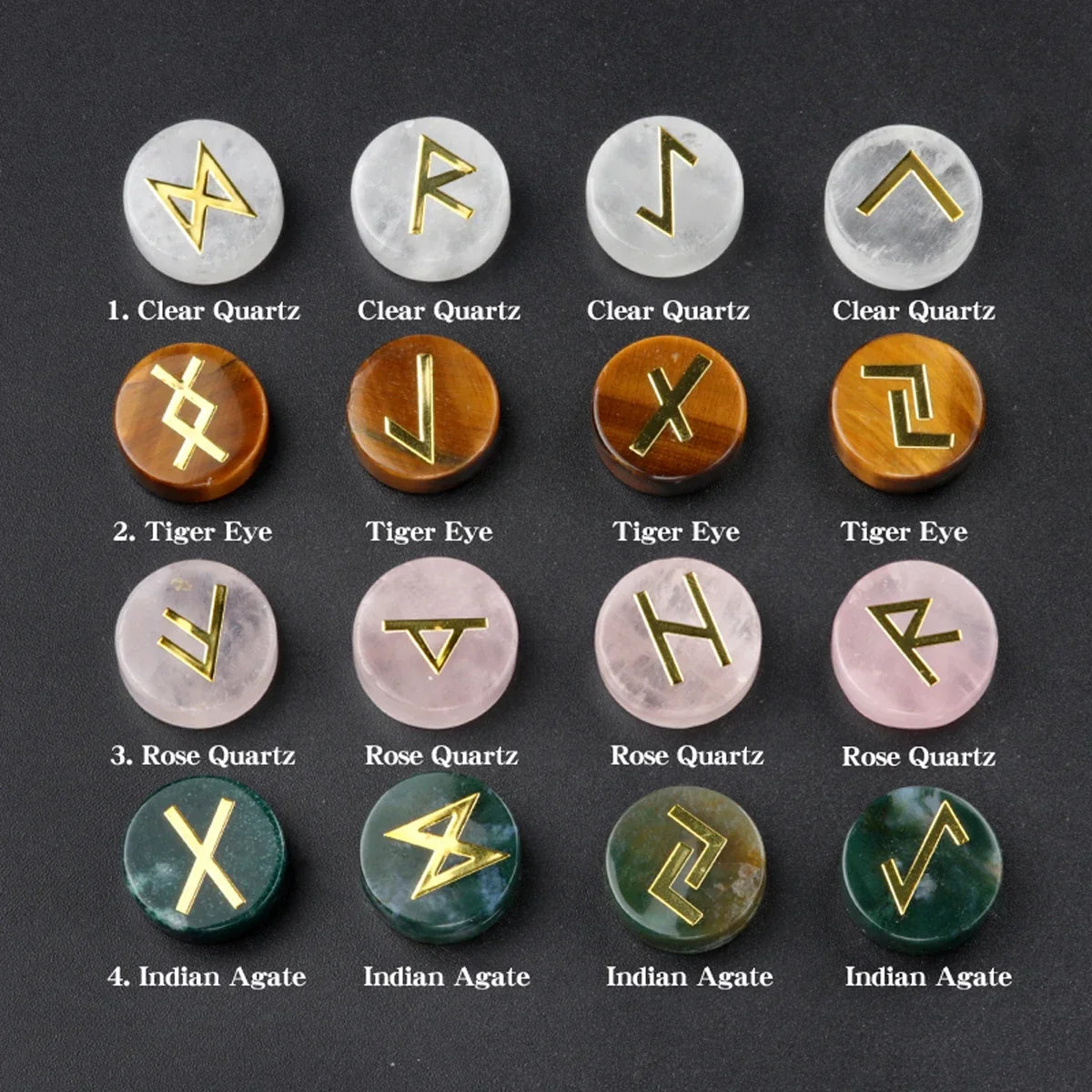 Round Crystal Runes