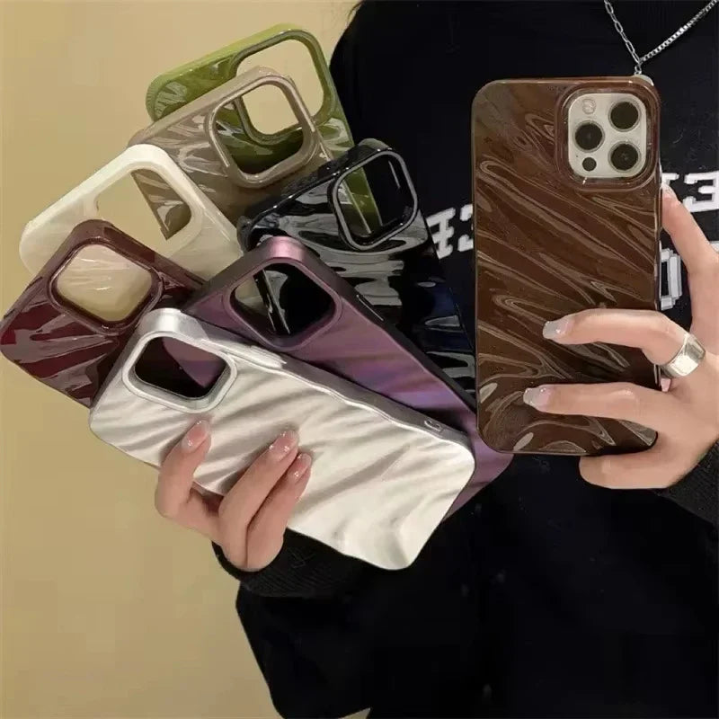 Candy Color Wavy Phone Case