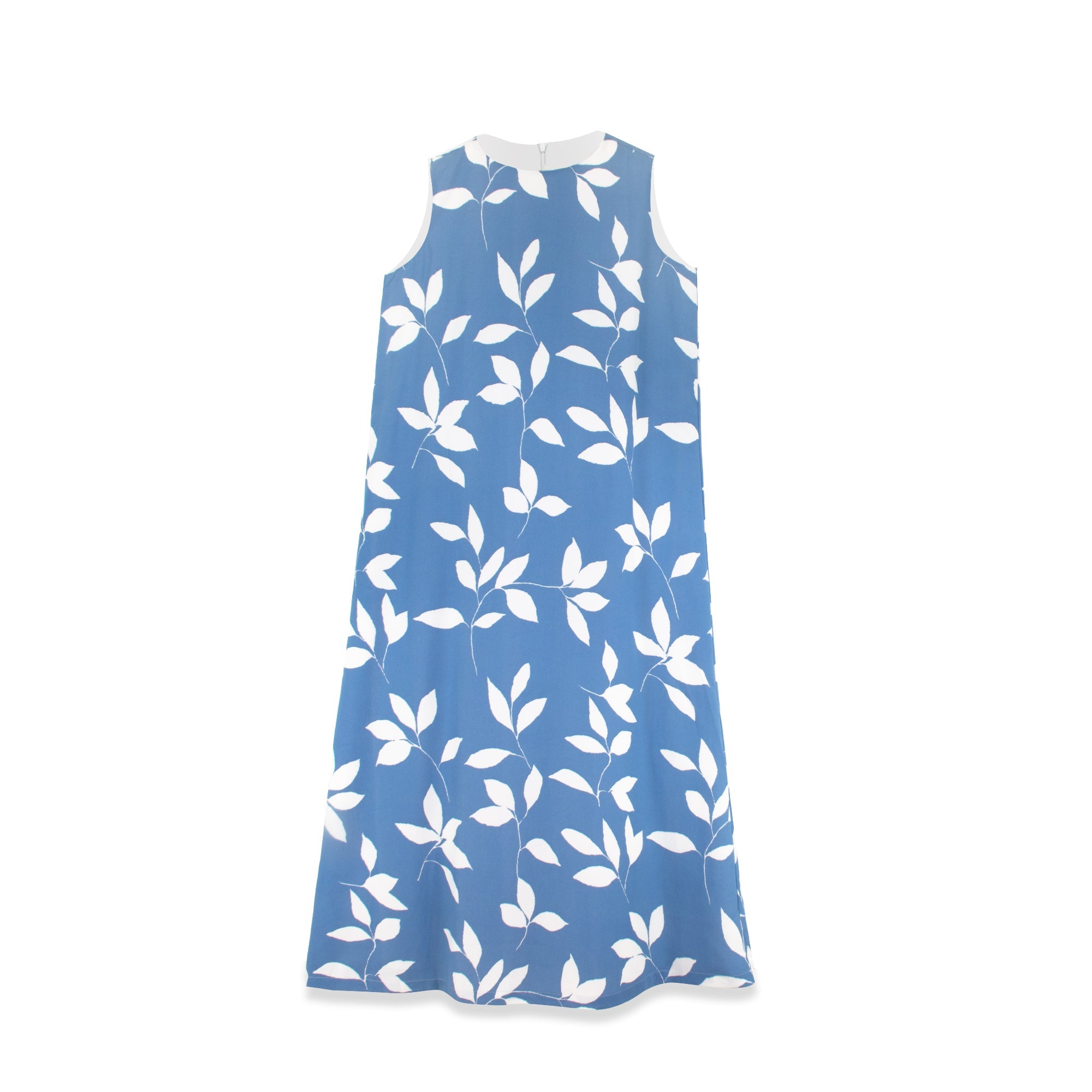 BLUE /WHT FLORAL JUMPER
