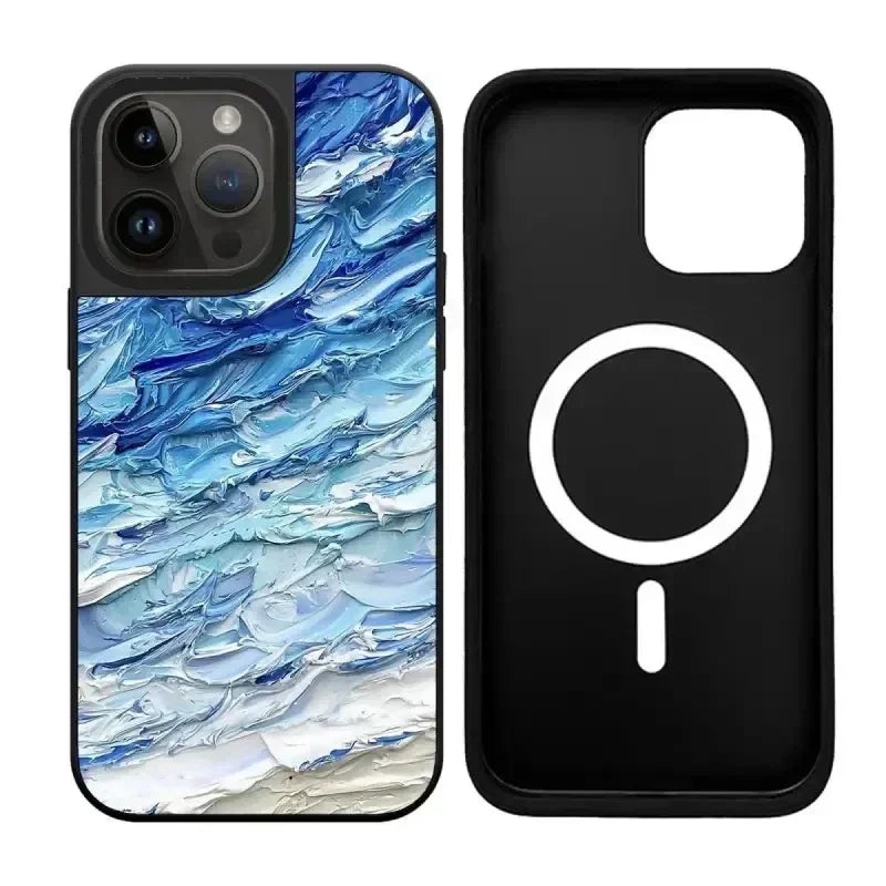 Ocean Oil Painting Mirror Phone Case