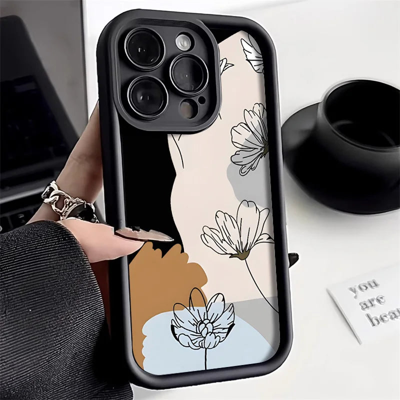 Abstract Plants Phone Case