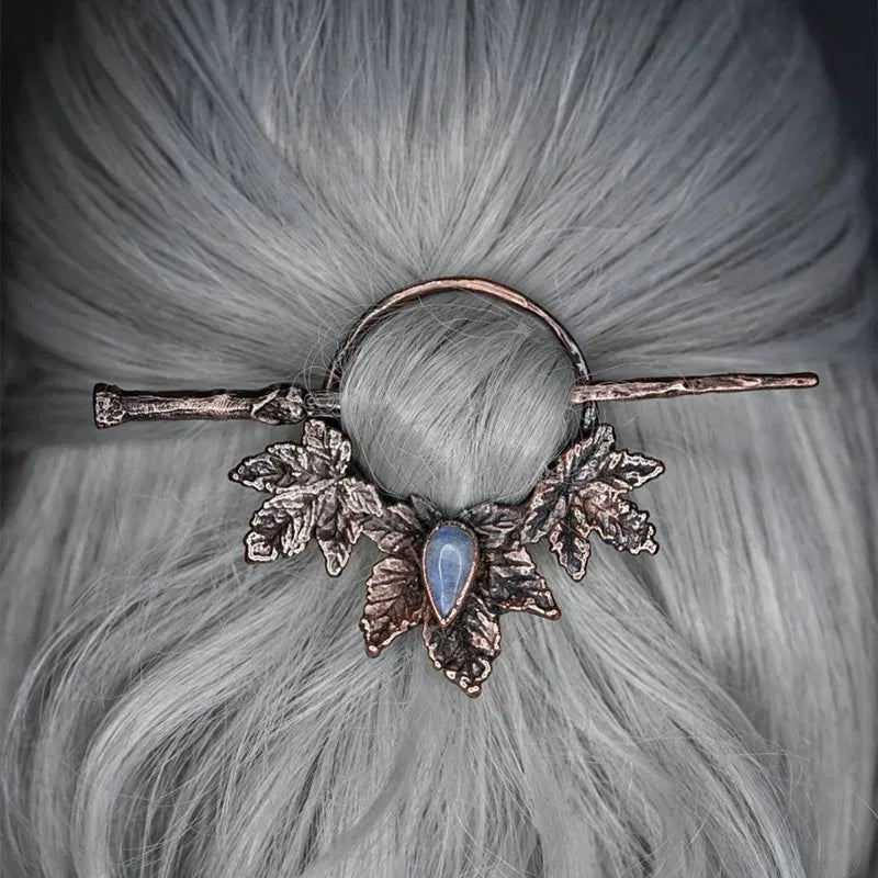 Moonstone Copper Hair Sticks