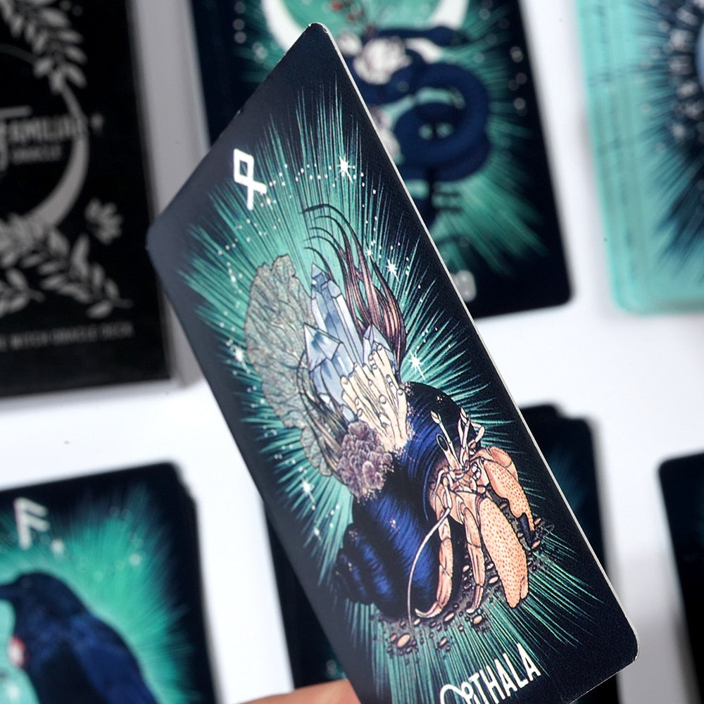 The Witch's Familiar Runic Oracle Cards