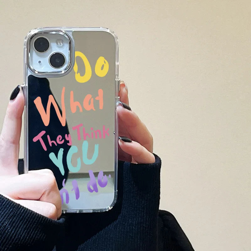 Cute Cat Soft Mirror Phone Case