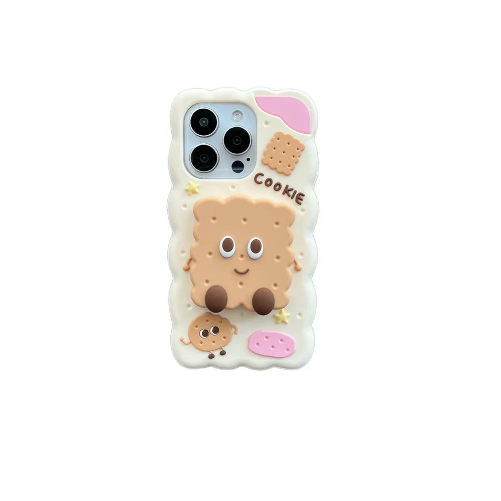 Luxury Fashion Cartoon Soda Bracket Phone Case