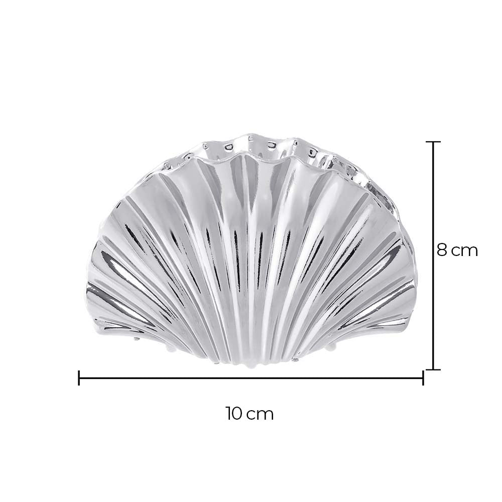 XL Metal Sea Shell Hair Claw Clip - Adina's Jewels