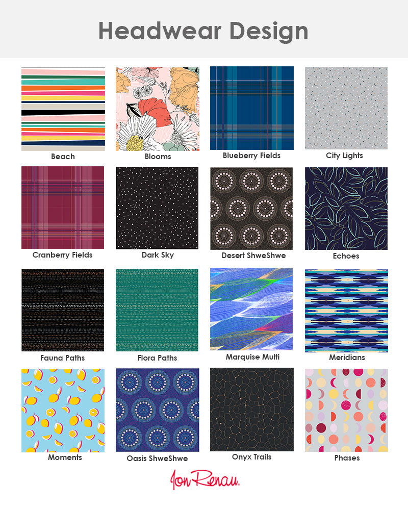 Softie Wrap Print Headwear