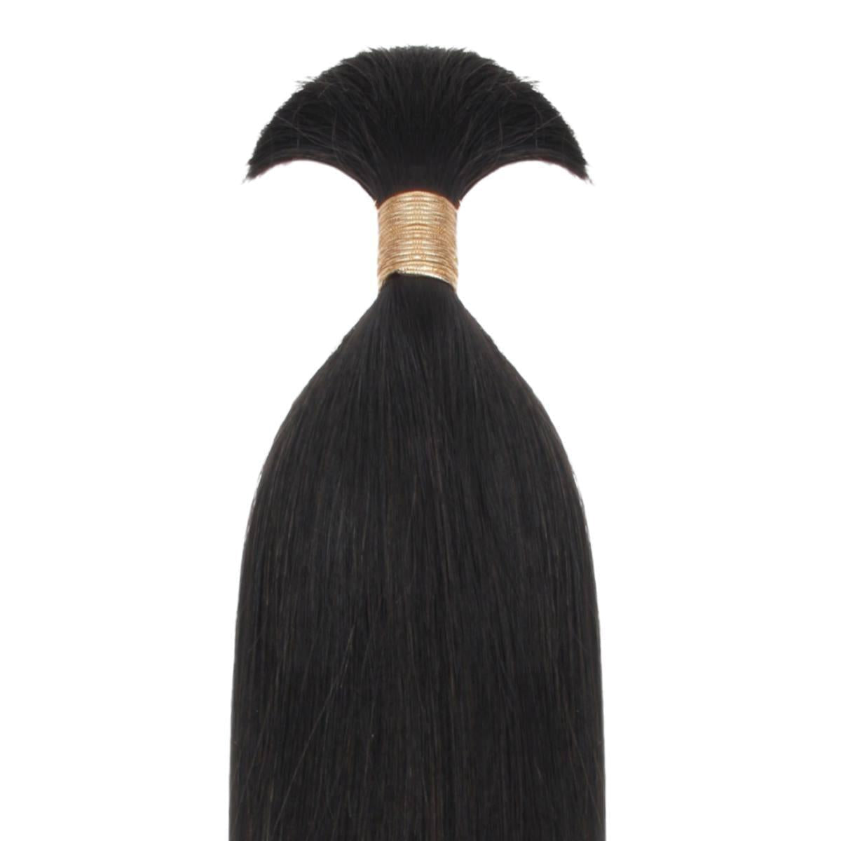 Straight Bulk 100% Human Braiding Hair