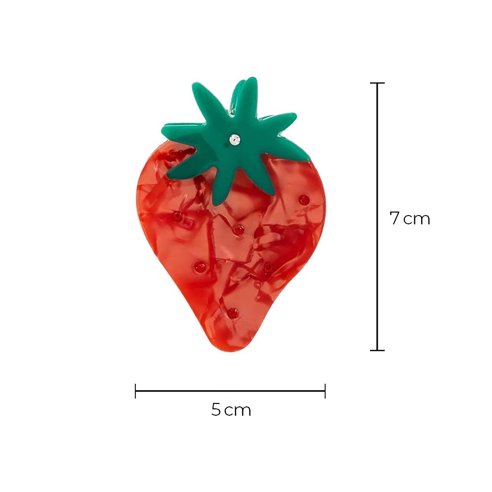 Strawberry Hair Claw Clip - Adina's Jewels