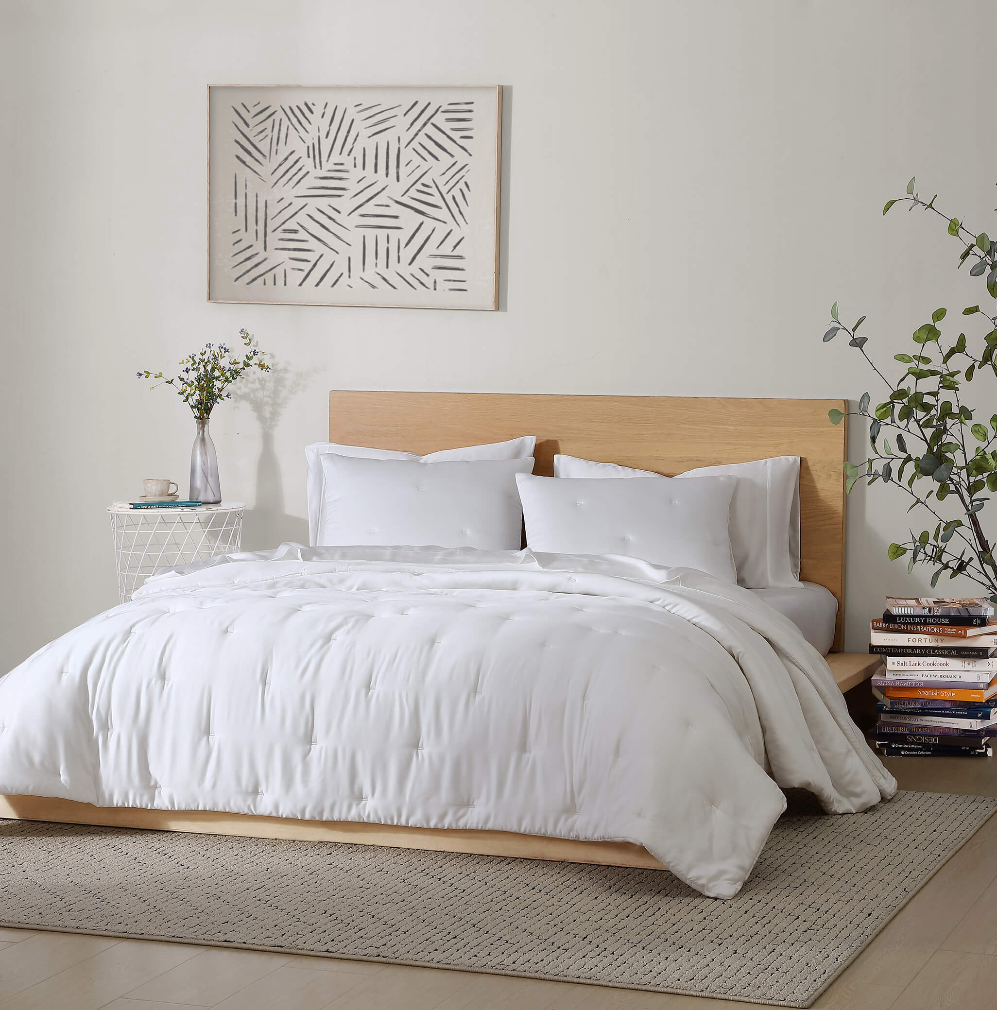 Silky Lyocell Stitch Comforter