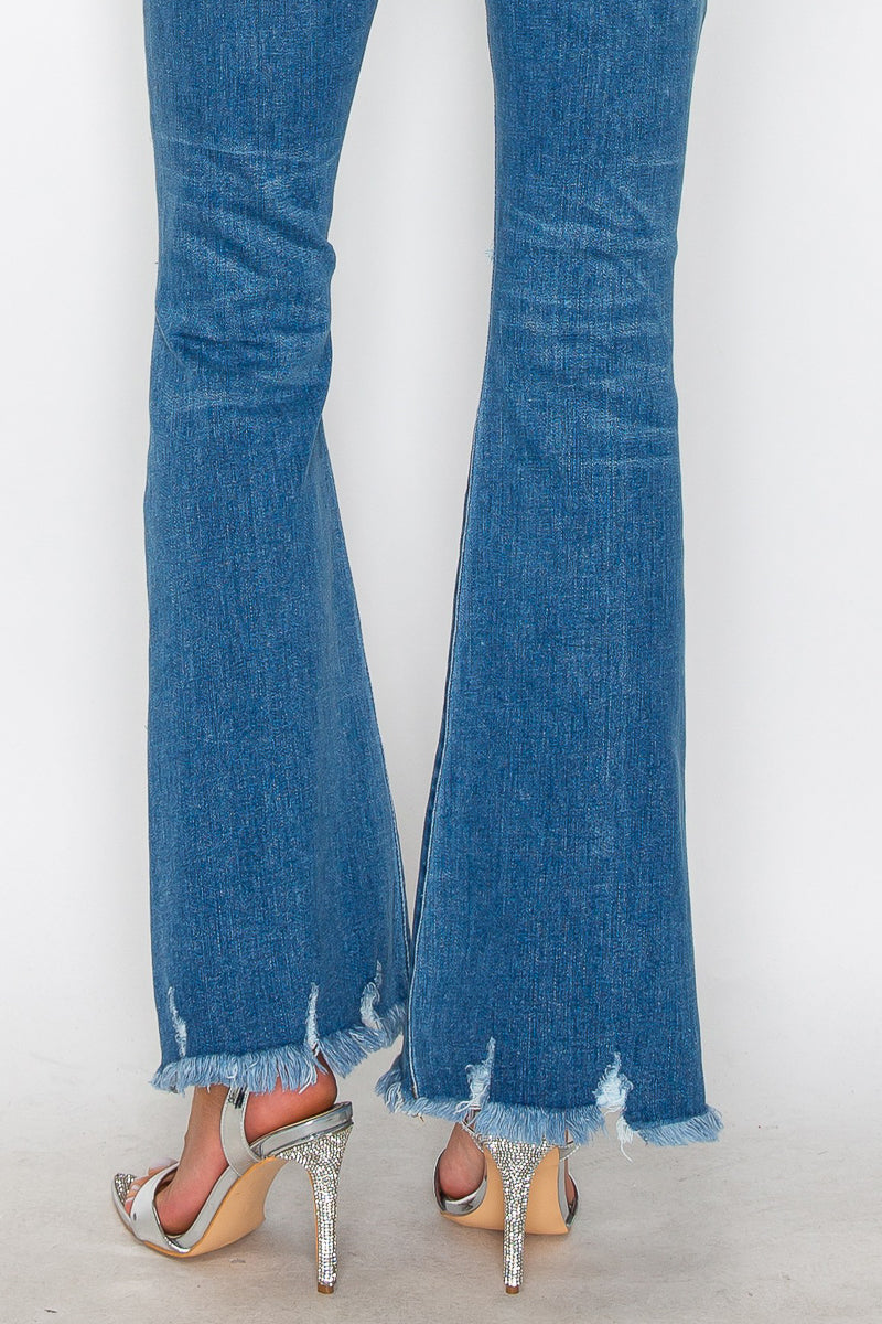 Stellar High Rise Flare Jeans