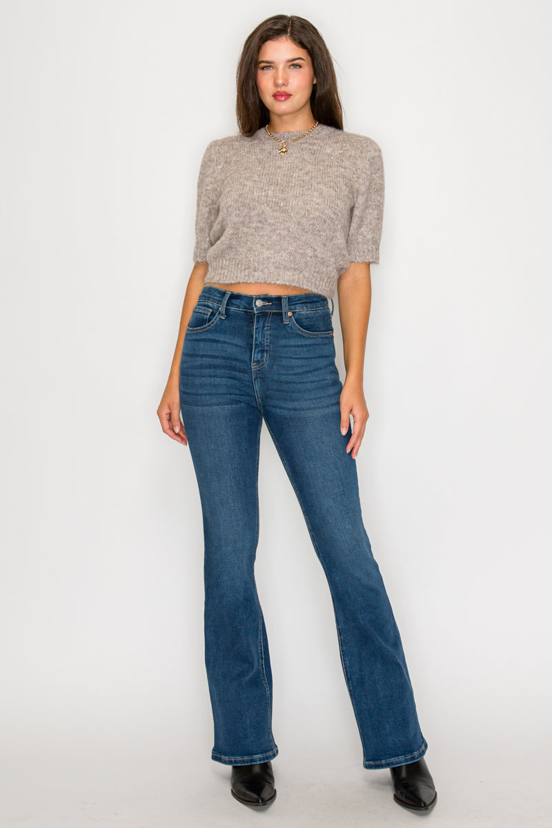 TUMMY CONTROL HIGH RISE BOOTCUT JEANS *Signature*