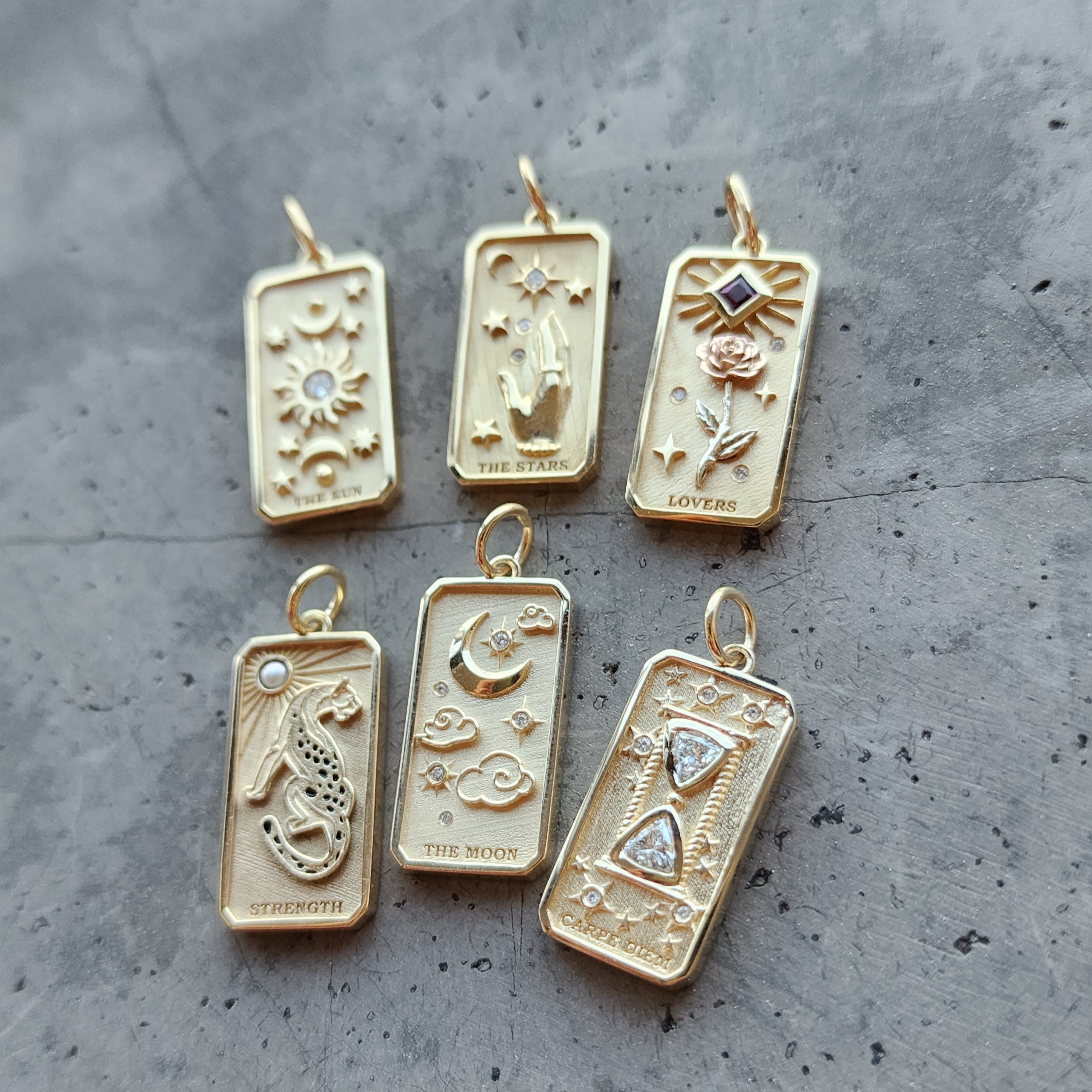 Magical Tarot Card Charm