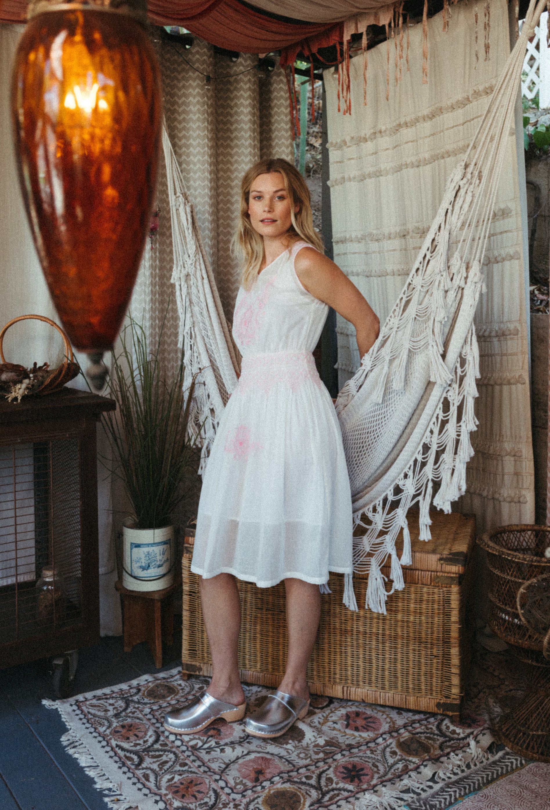 The Clementine Dress - Rouge Pink