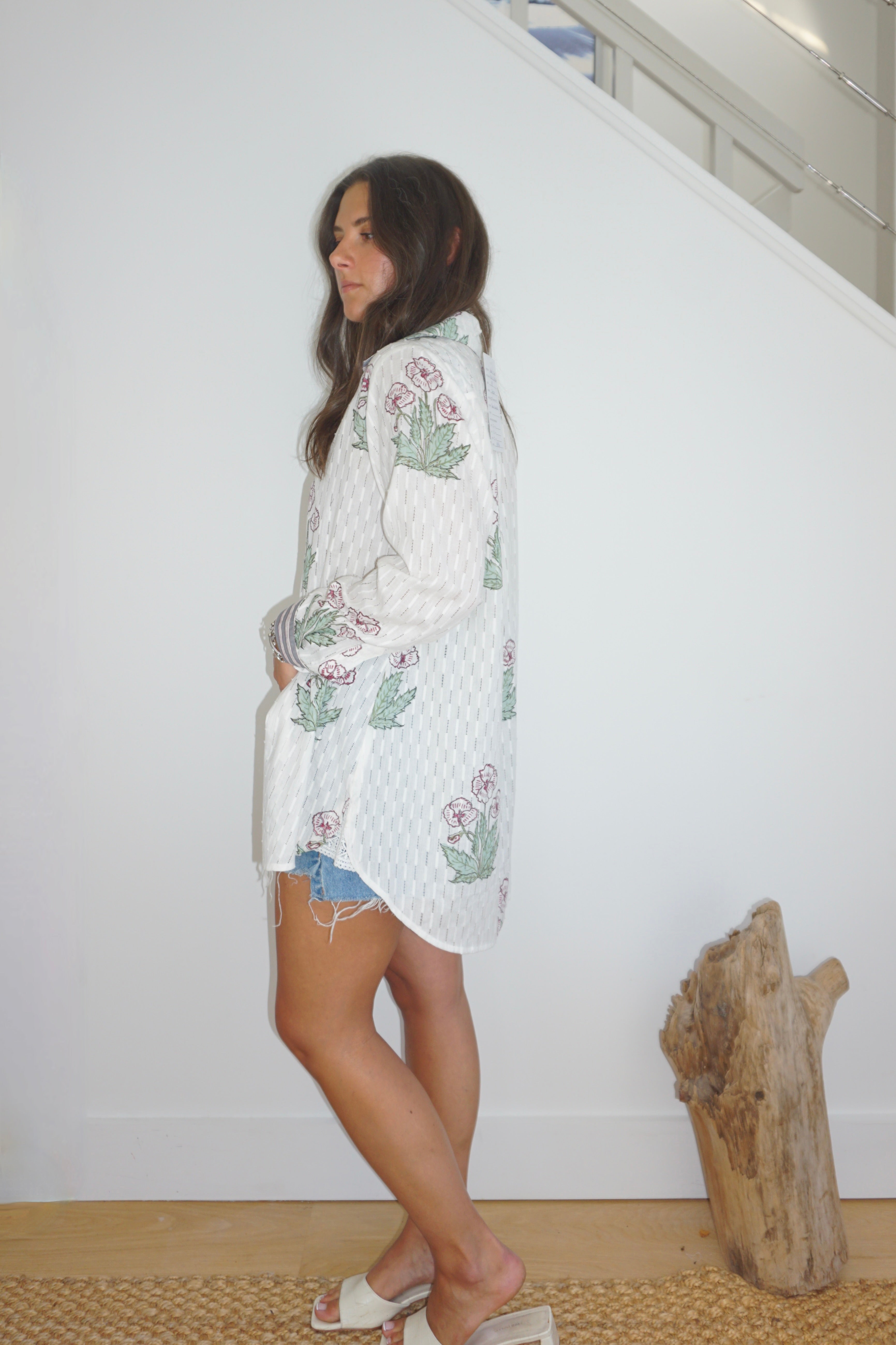 Thea Beach Shirt in Cosmos