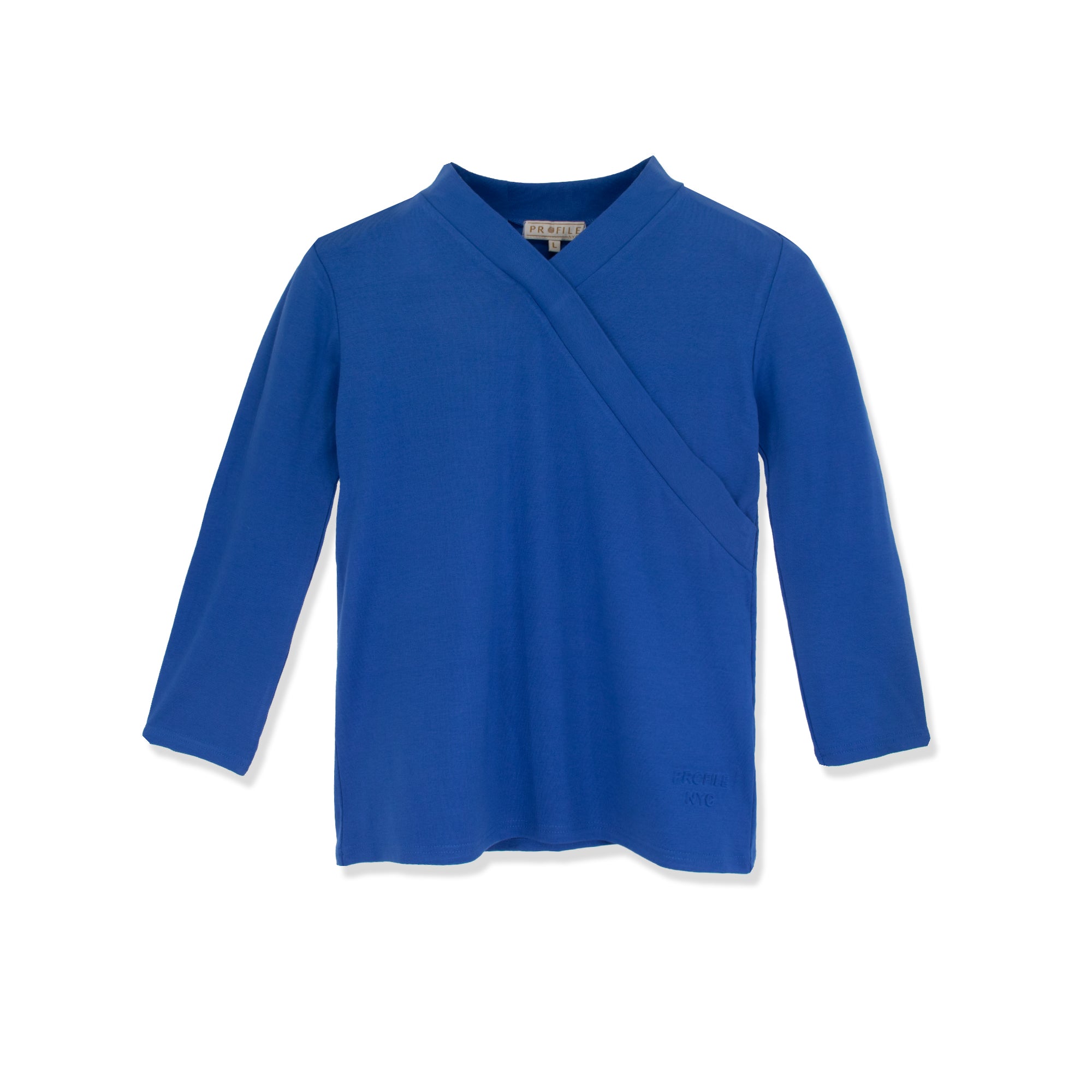 FAUX WRAP MODAL T SHIRT