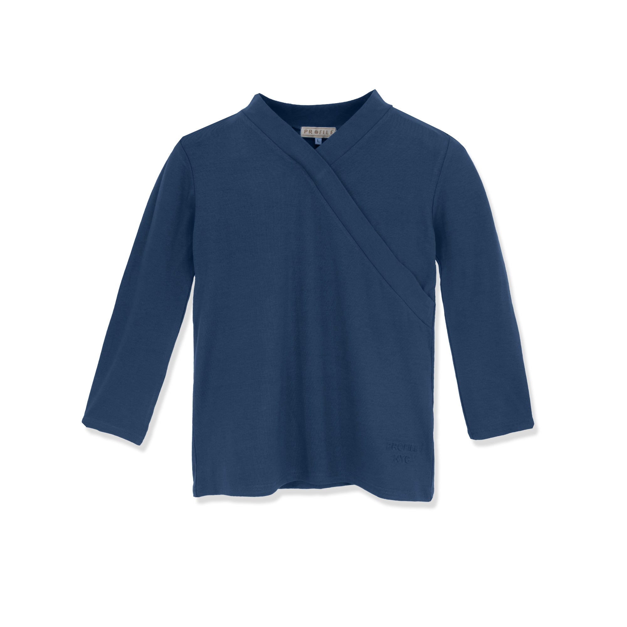 FAUX WRAP MODAL T SHIRT