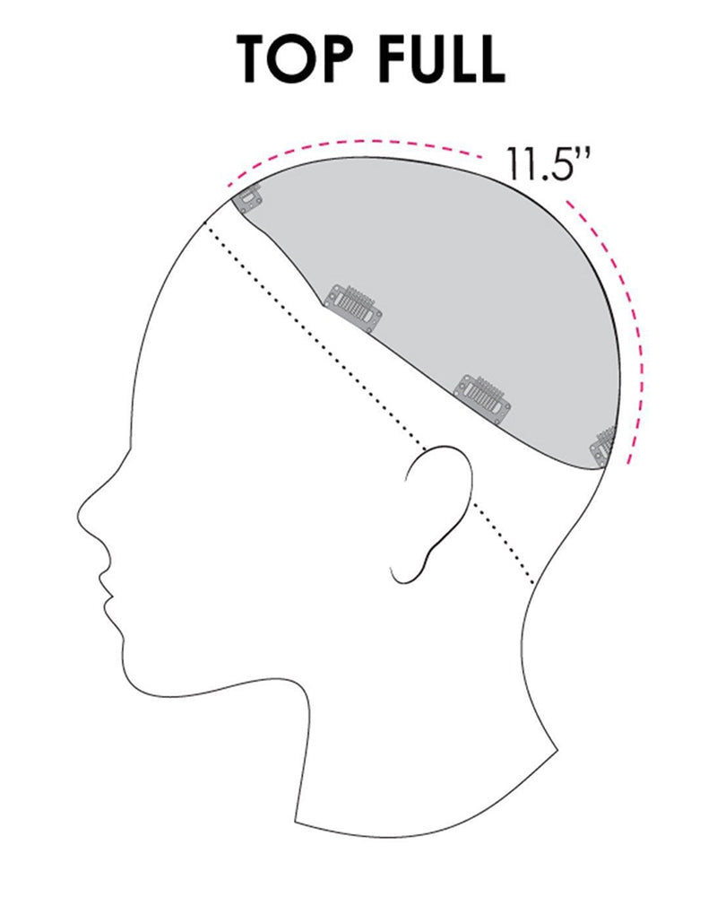 Top Full 18 inch HH (Exclusive) | Monofilament Remy Human Hair Topper by Jon Renau