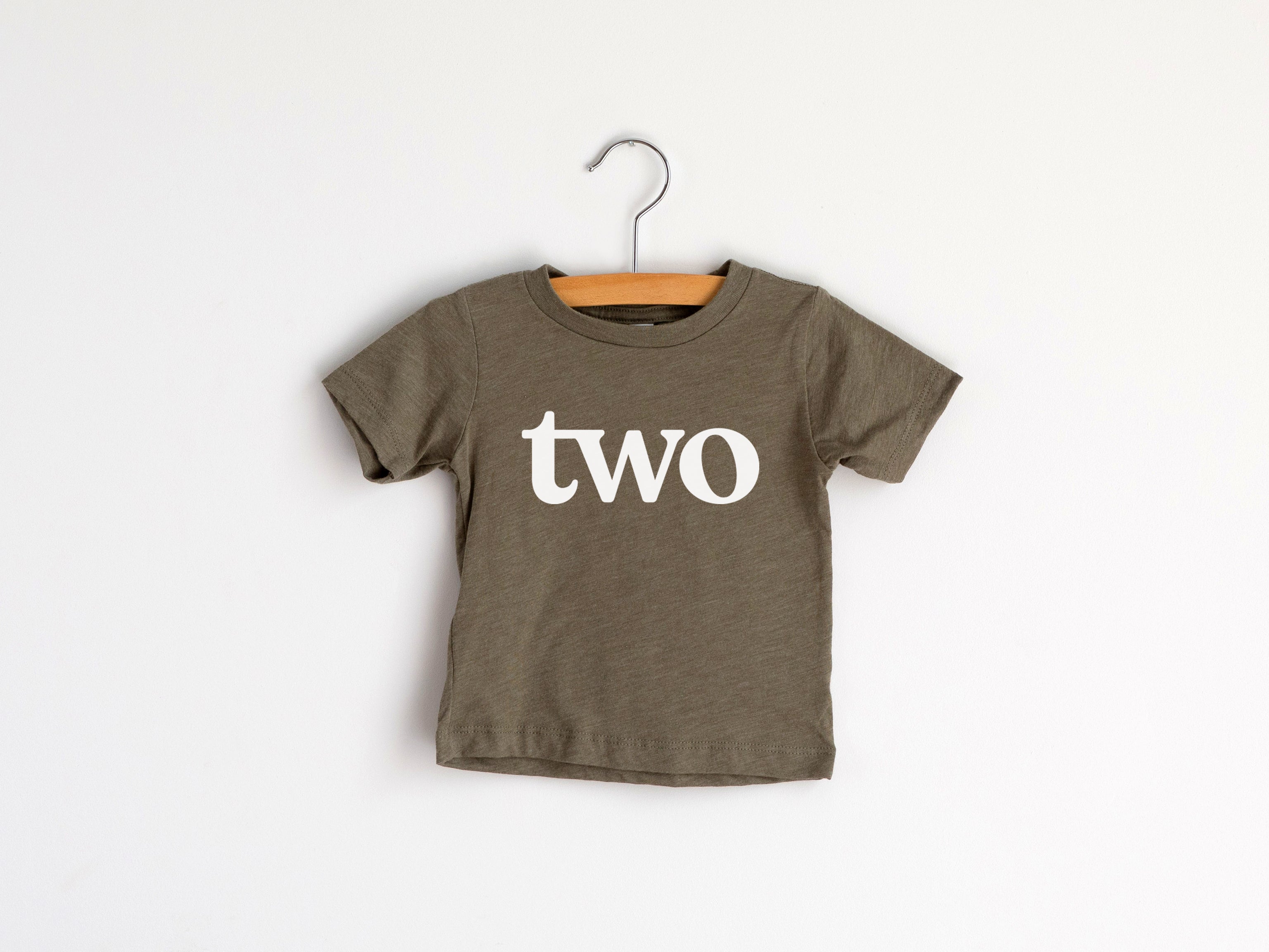 Two Modern Birthday Shirt Kids Tee