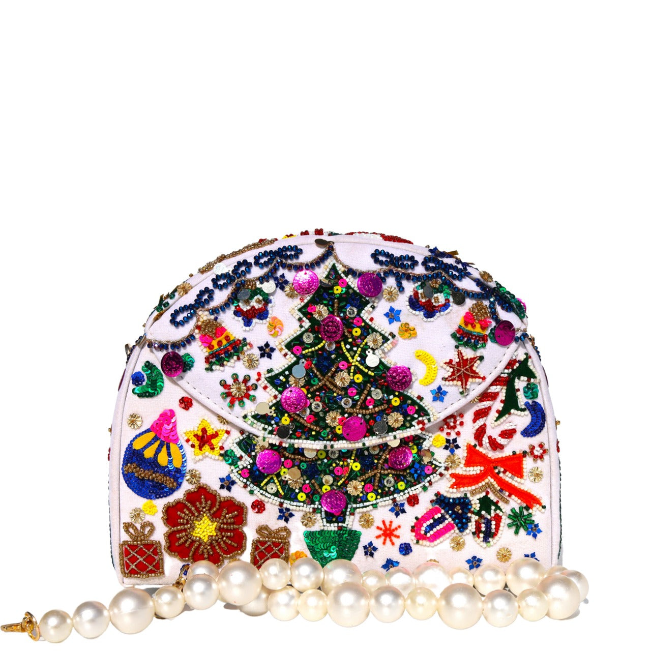 Ugly Christmas Half Moon Bag