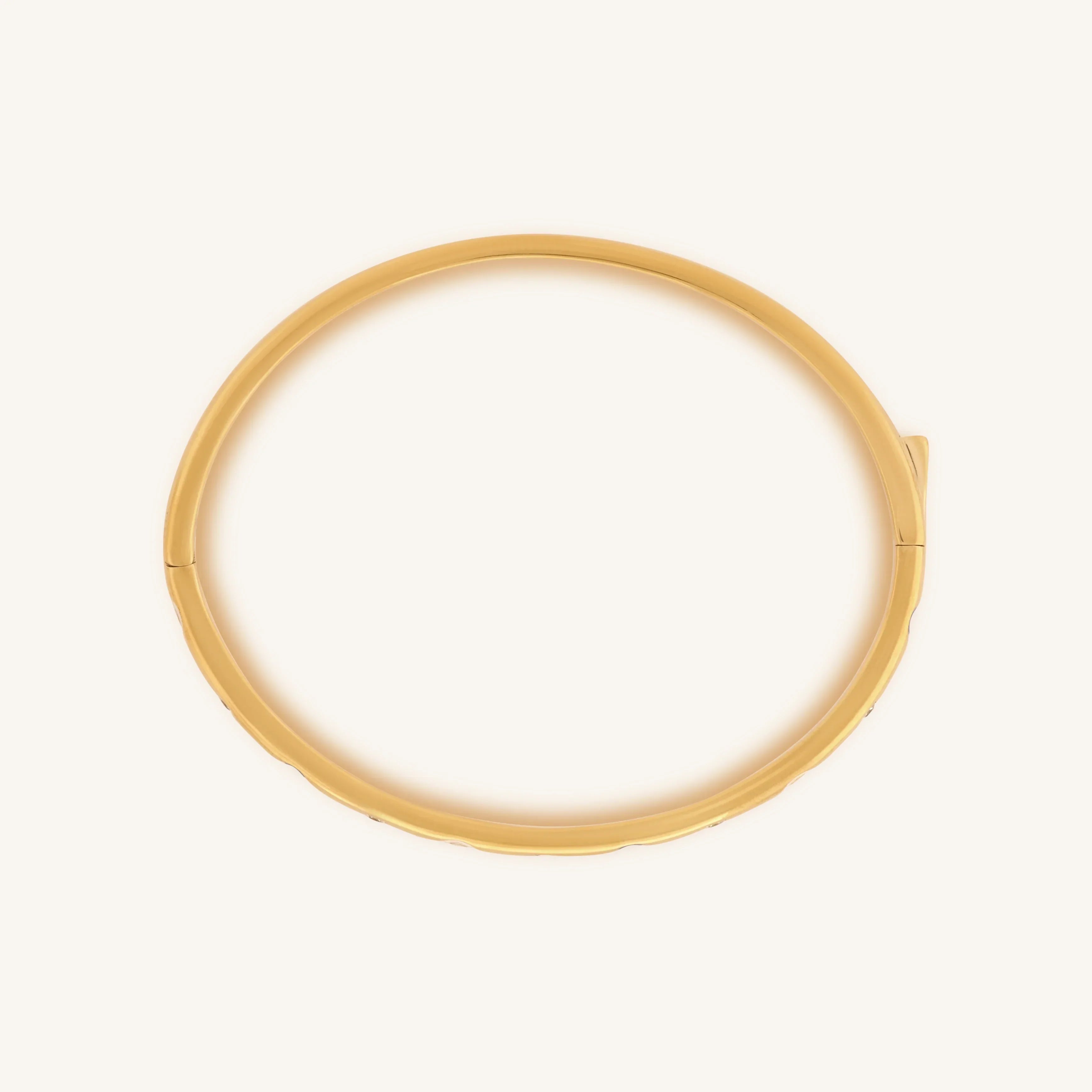 Unwavering Grace Gold Multi Symbol Cuff Bracelet