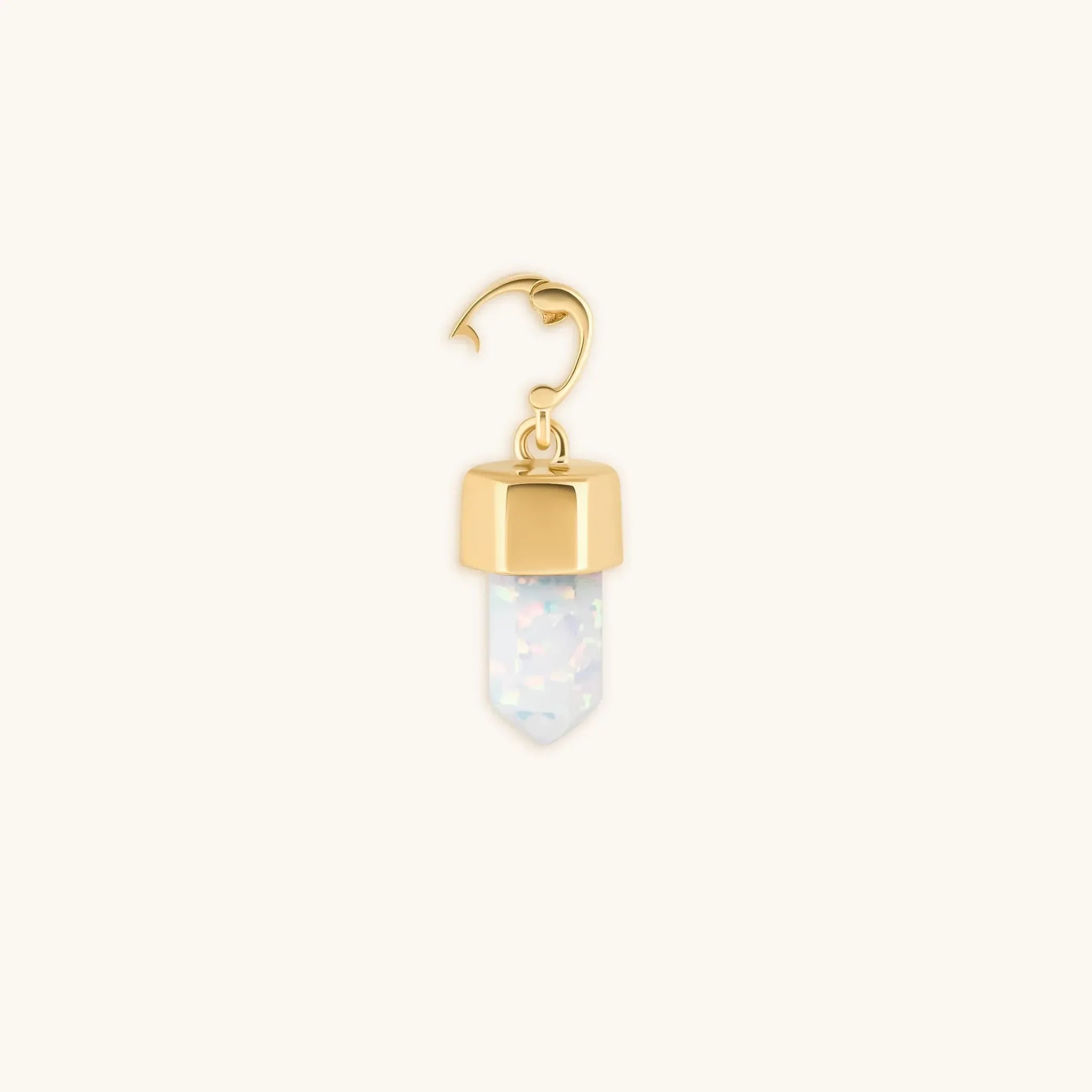 Dream Seeker - White Opal Pointer Charm