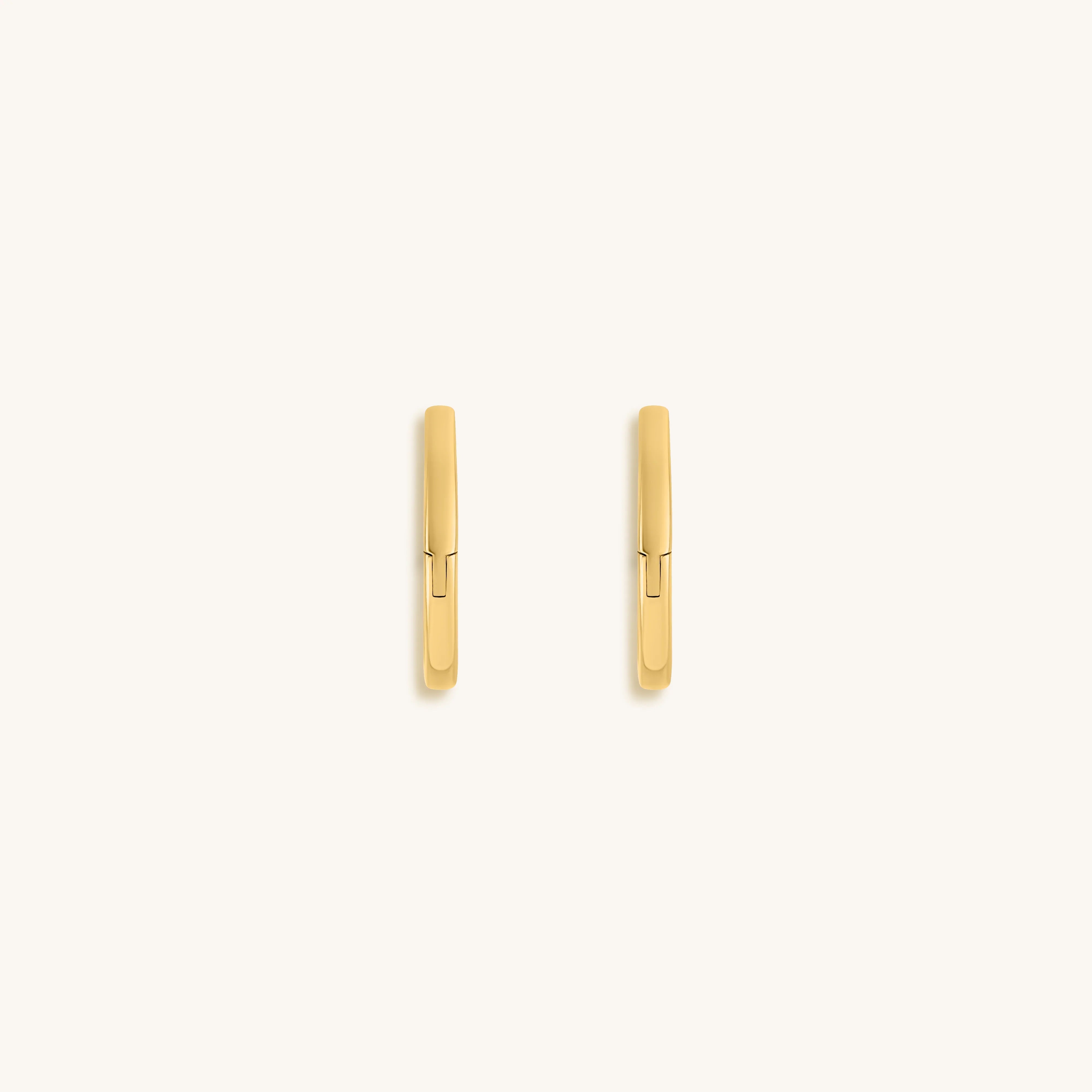 Flow of Energy - Gold Hoop Earrings