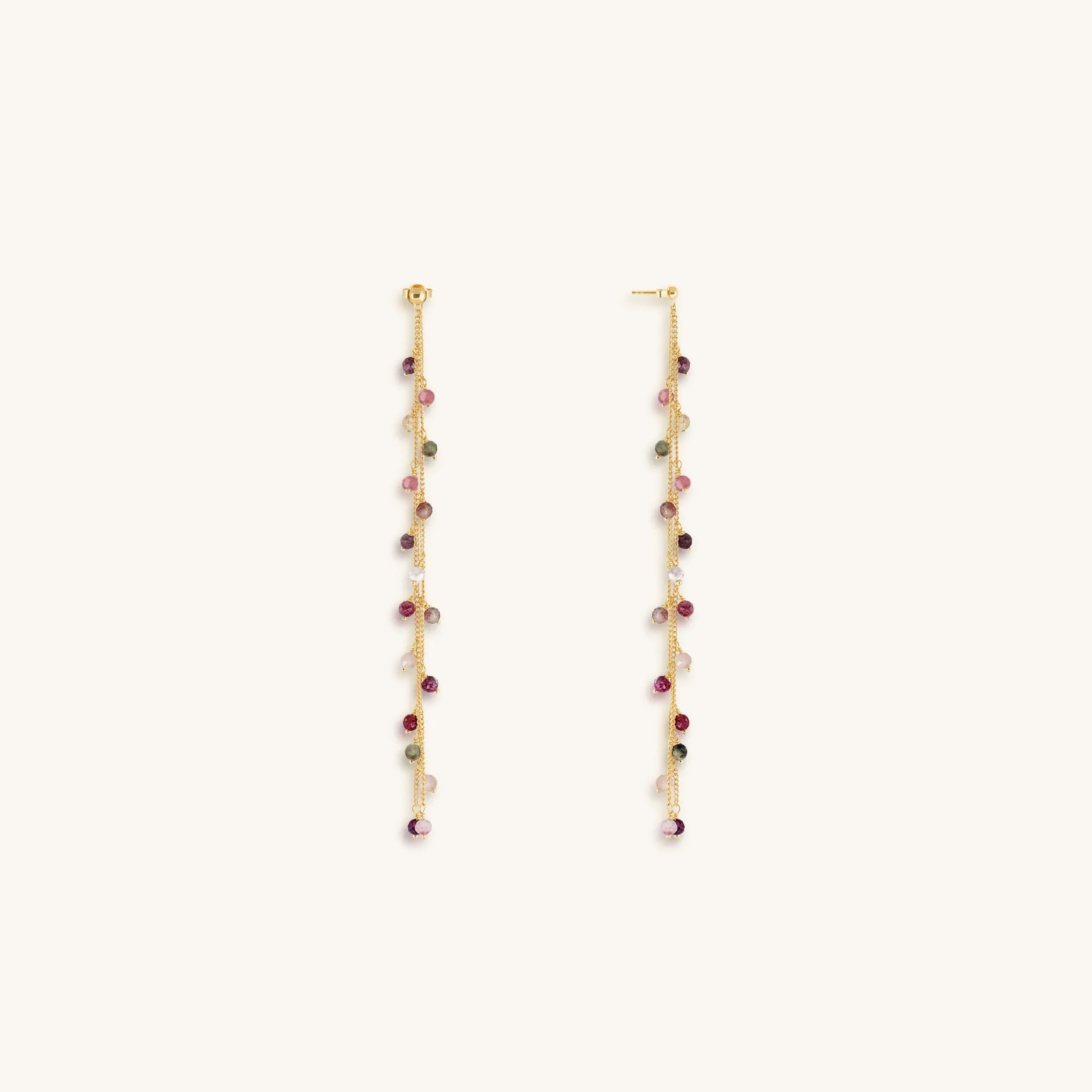 Harmony's Radiance Tourmaline Drop Earrings