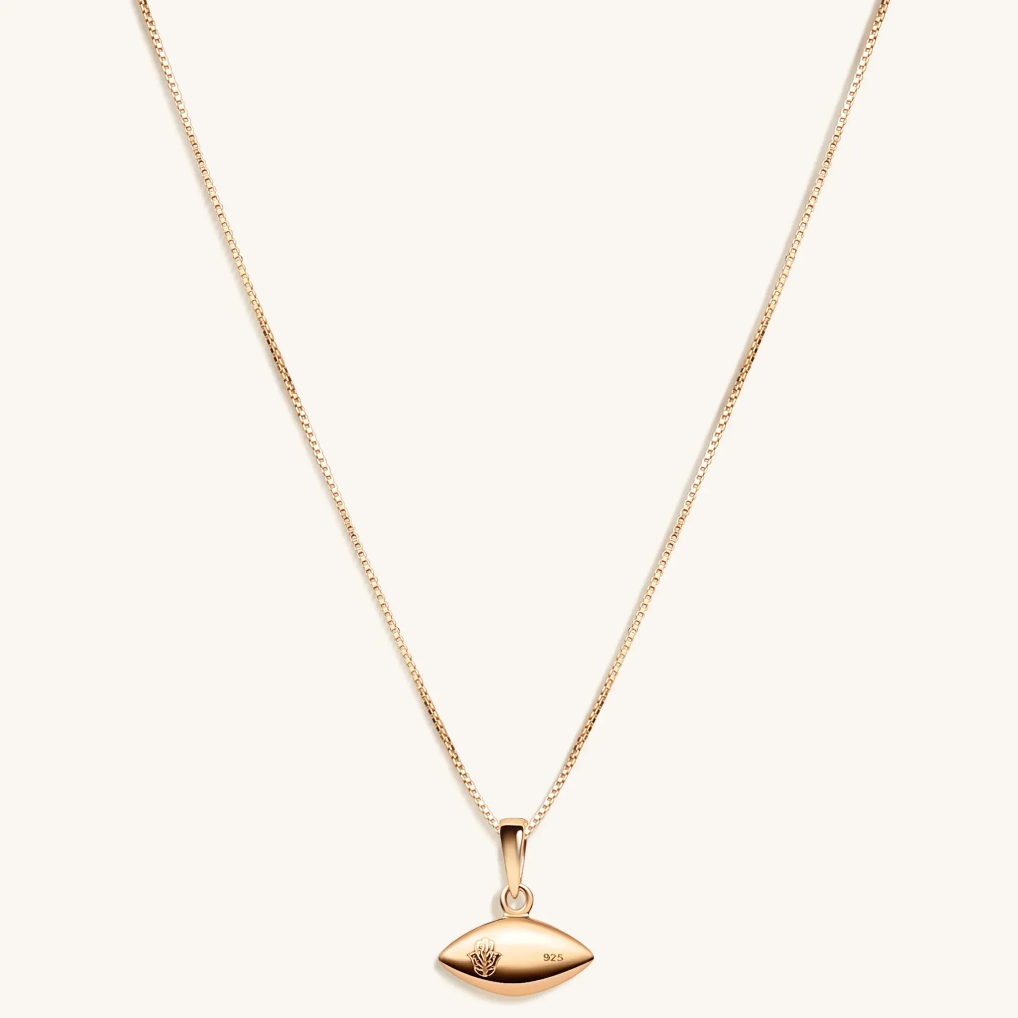 Radiant Happiness Evil Eye Pendant Necklace