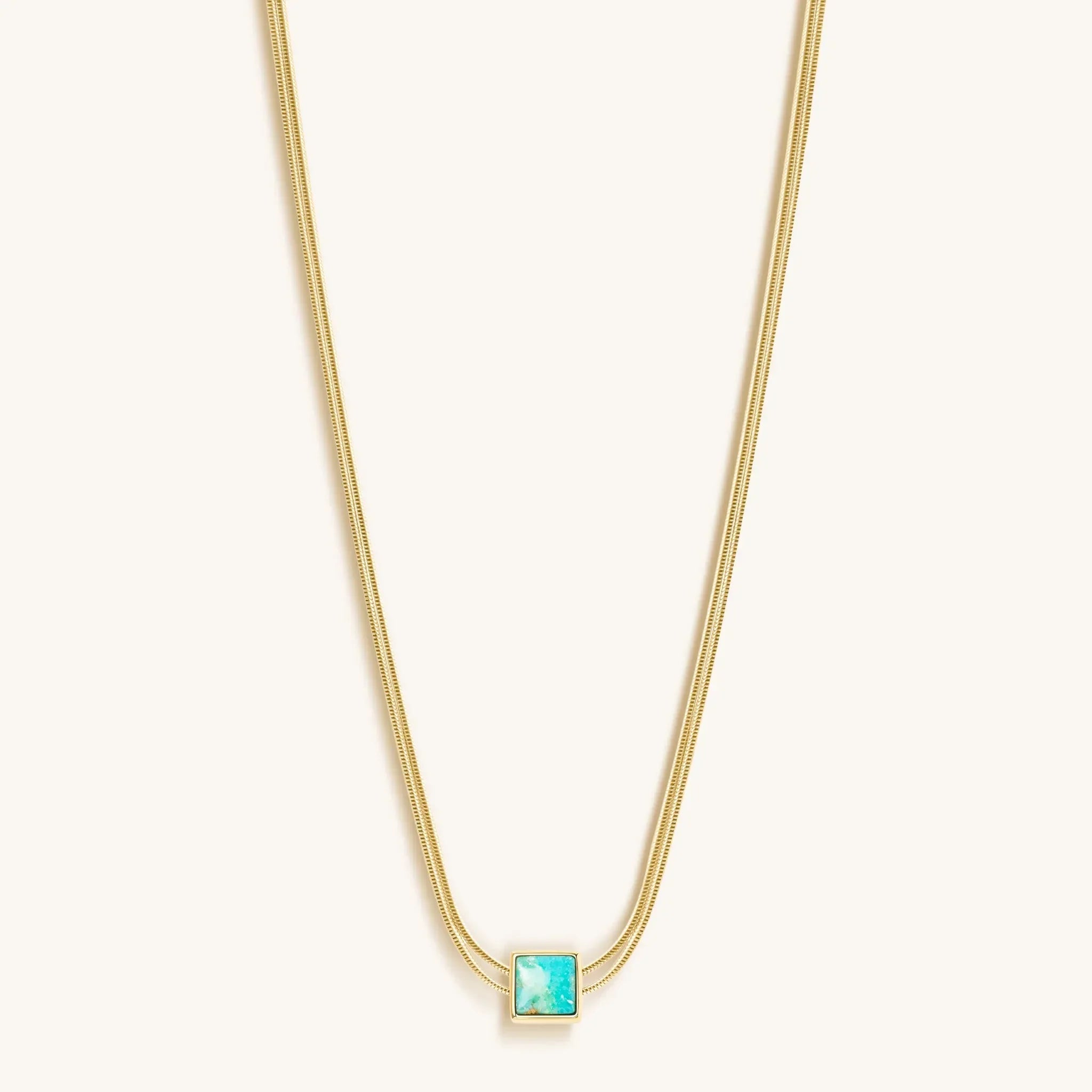 Soothe & Heal - Turquoise Evil Eye December Birthstone Necklace