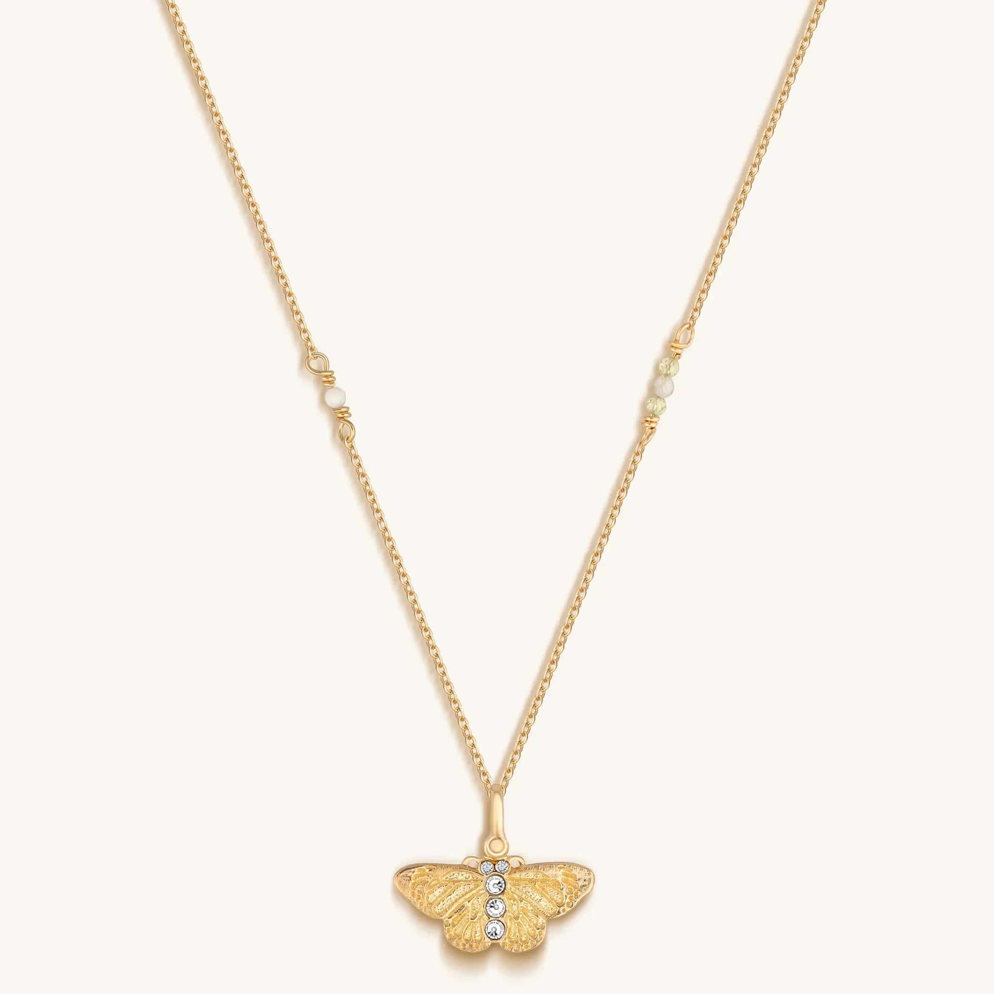 Spontaneous Joy - Butterfly Pendant Necklace