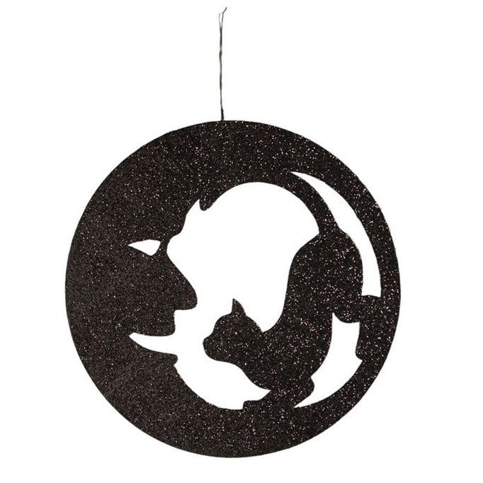 Cat in Moon Silhouette by Bethany Lowe Designs