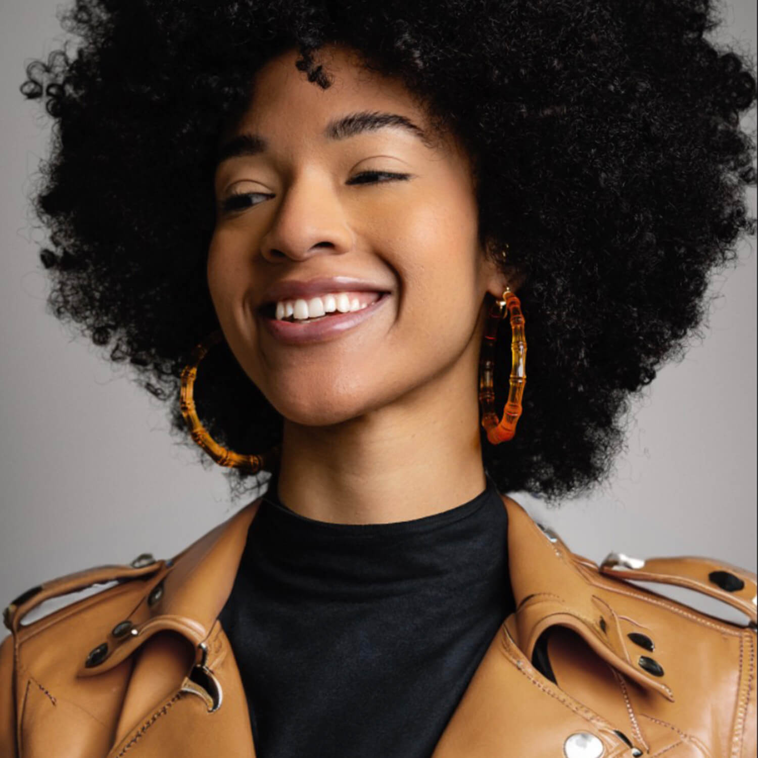 HOW TO STYLE: XL Bamboo Hoop Earrings