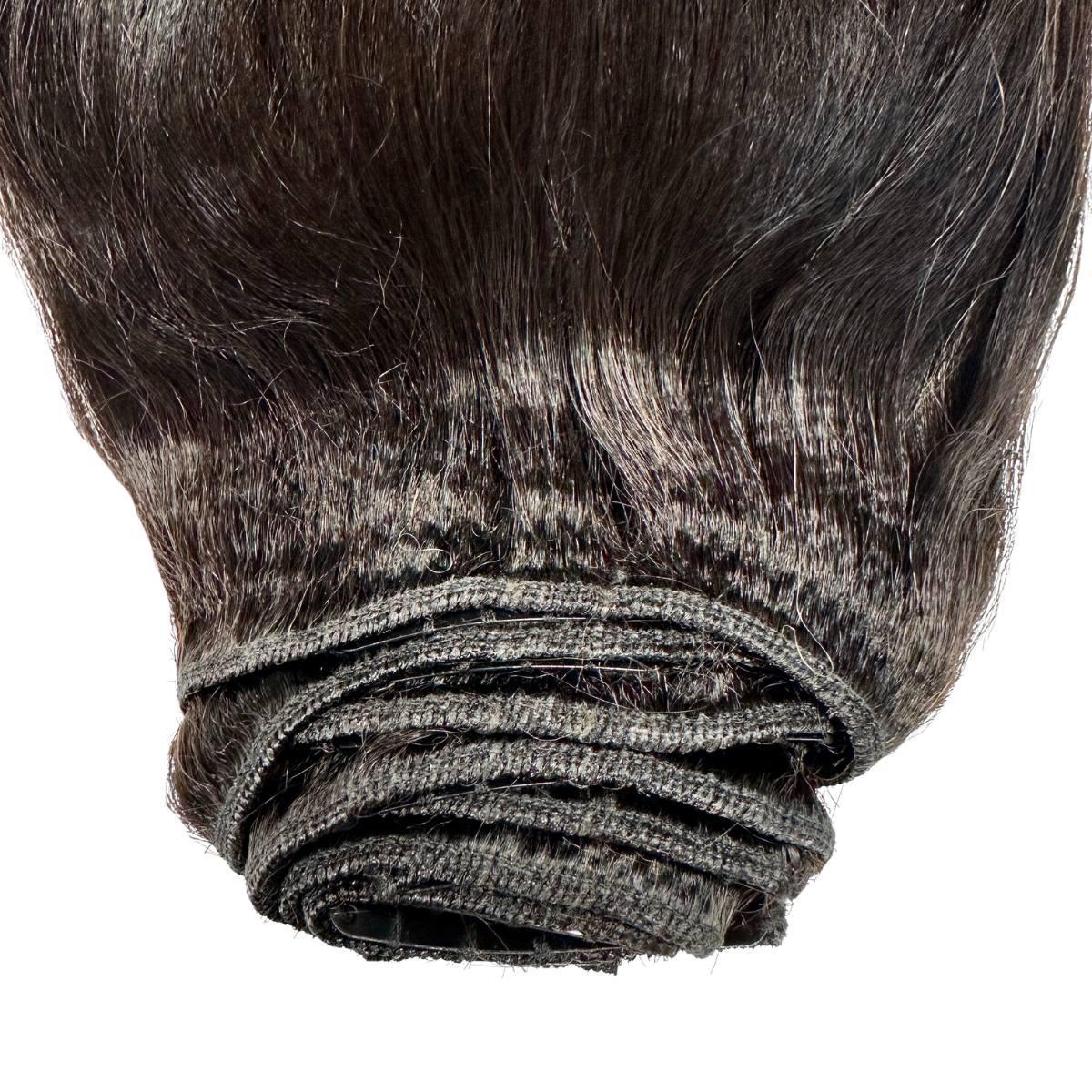 Yaki Straight Clip-In 100% Human Hair Extensions