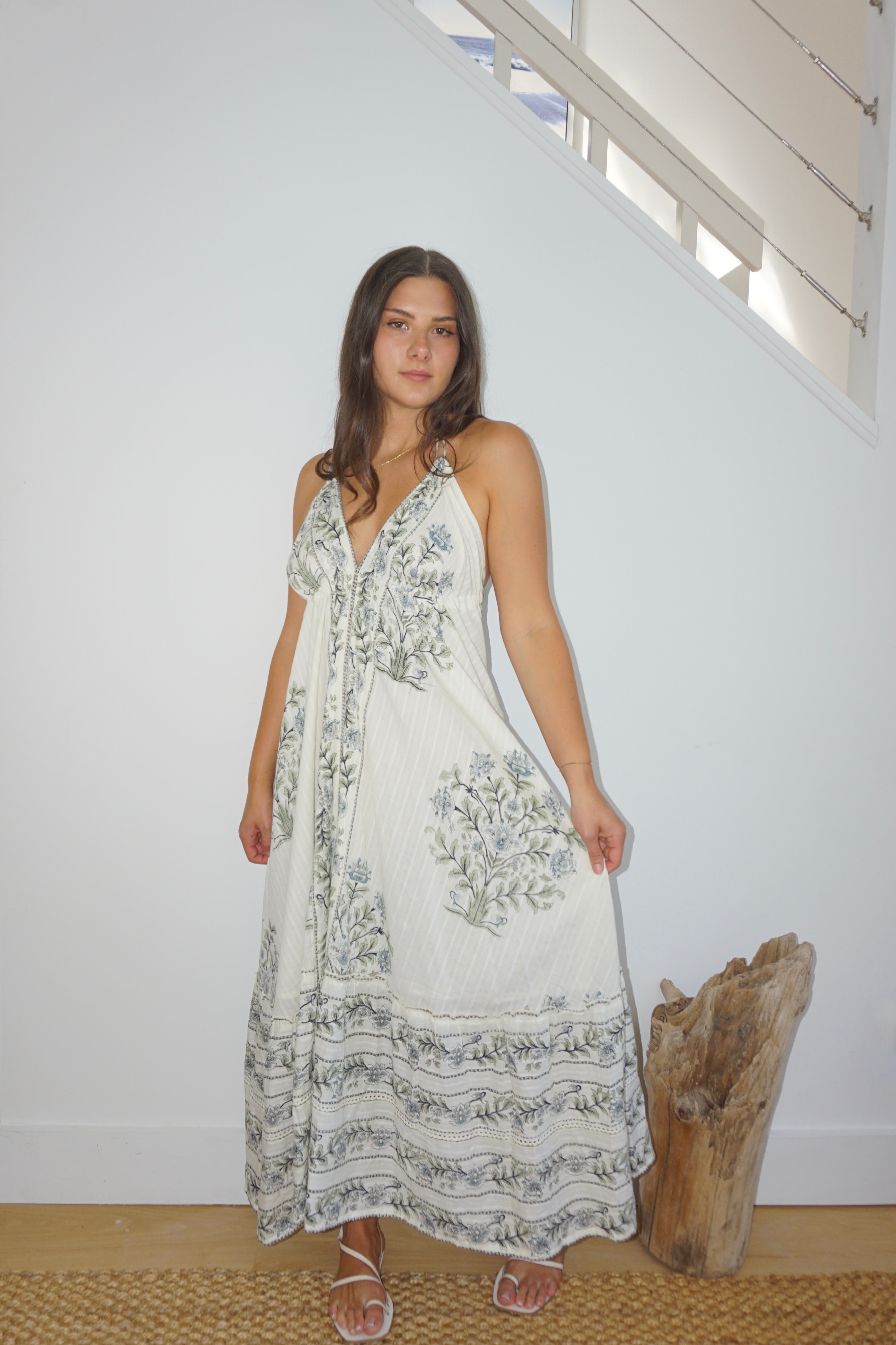 Ziggy Dress in Vert Victorian