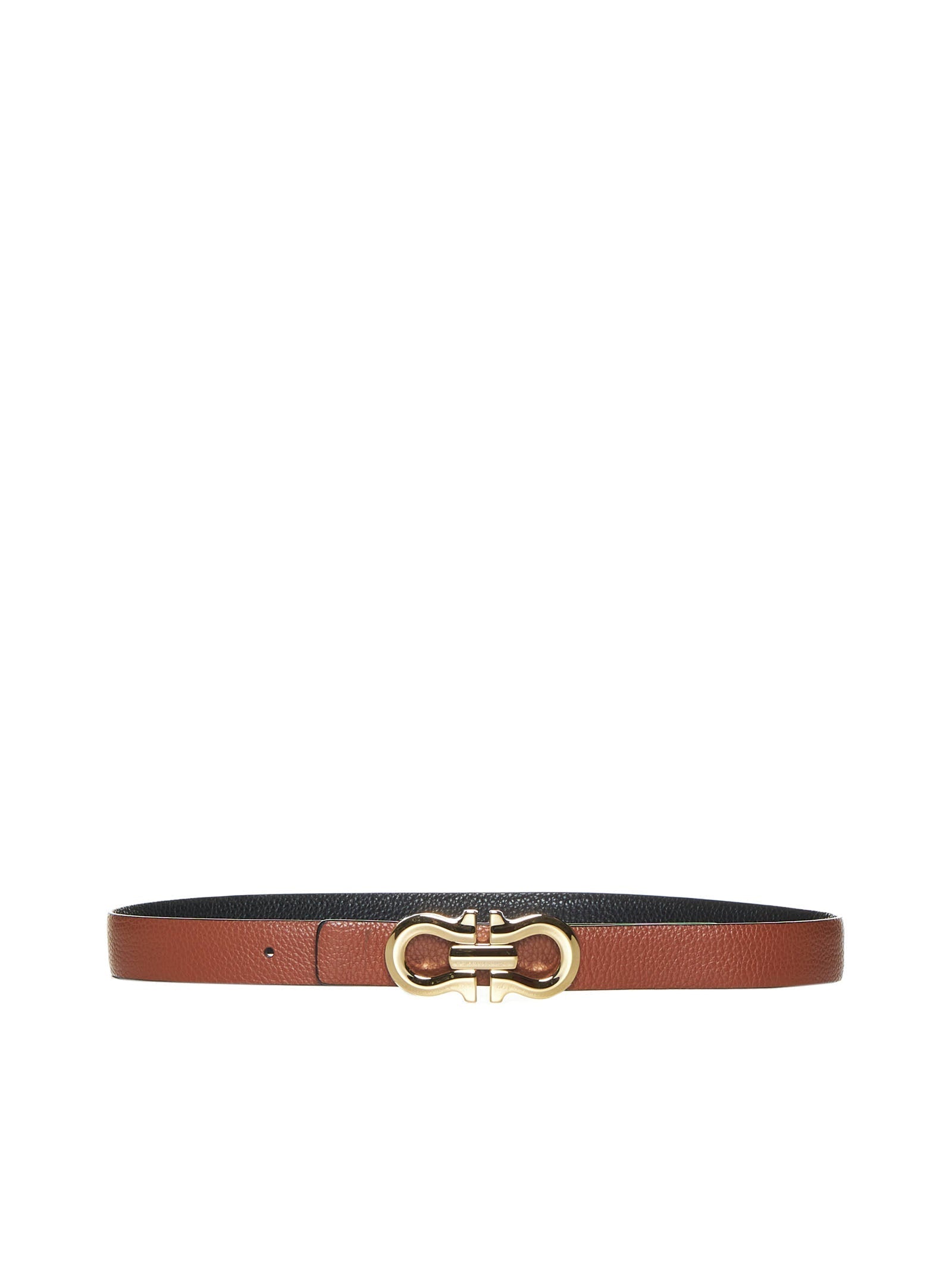 Ferragamo Women Gancini Reversible Leather Belt Ferragamo